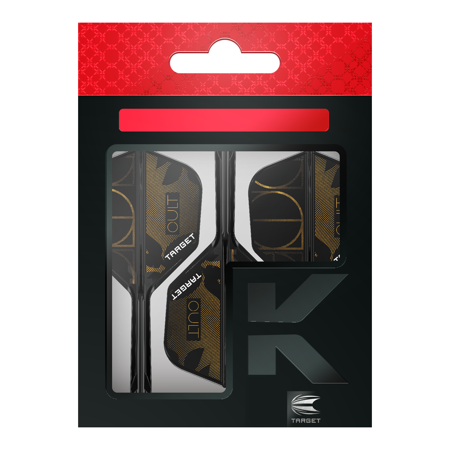 Target K-Flex Cult No6 Flight Shaft System Auf dem Bild befindet sich das Target K-Flex Cult No6 Flight-Shaft-System. Das System kombiniert Flight und Schaft für Darts.