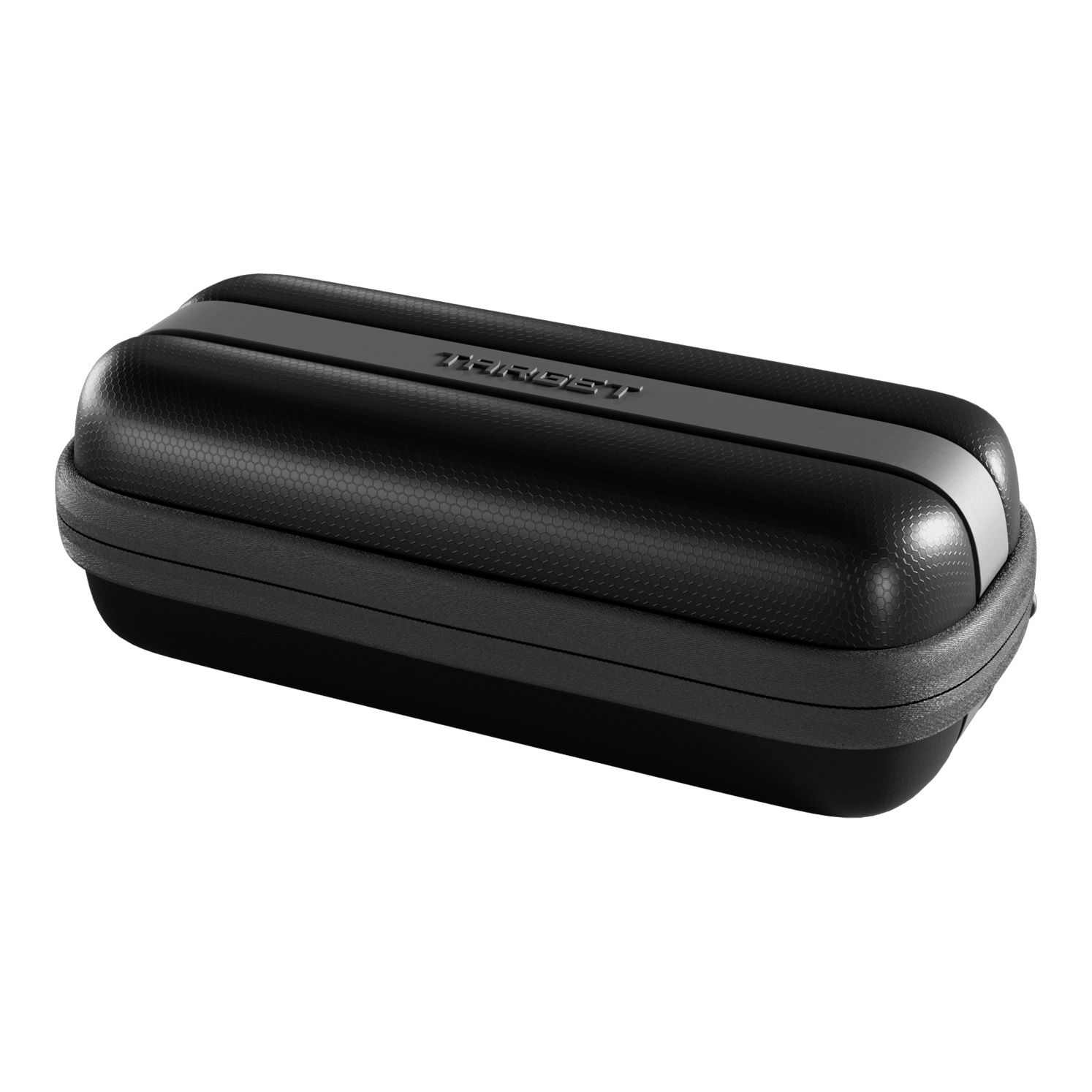Target BOA Dartcase Das Bild zeigt ein schwarzes Dartcase von Target. Es ist kompakt und dient zur sicheren Aufbewahrung von Darts.