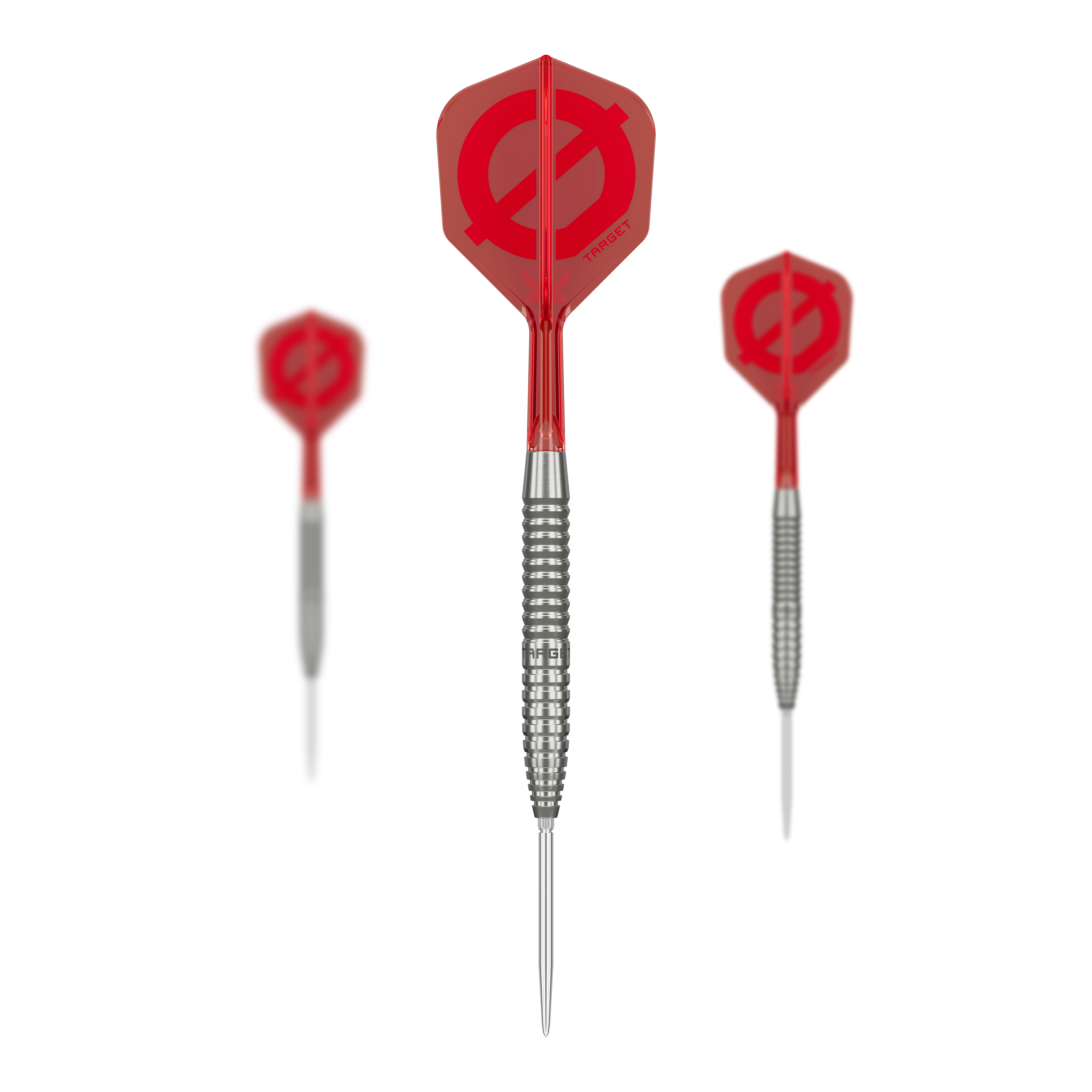Target Group O 02 Swiss Points Steel Darts Das Target Group O 02 Swiss Points Steeldarts Set ist zu sehen. Die Darts sind detailliert abgebildet.
