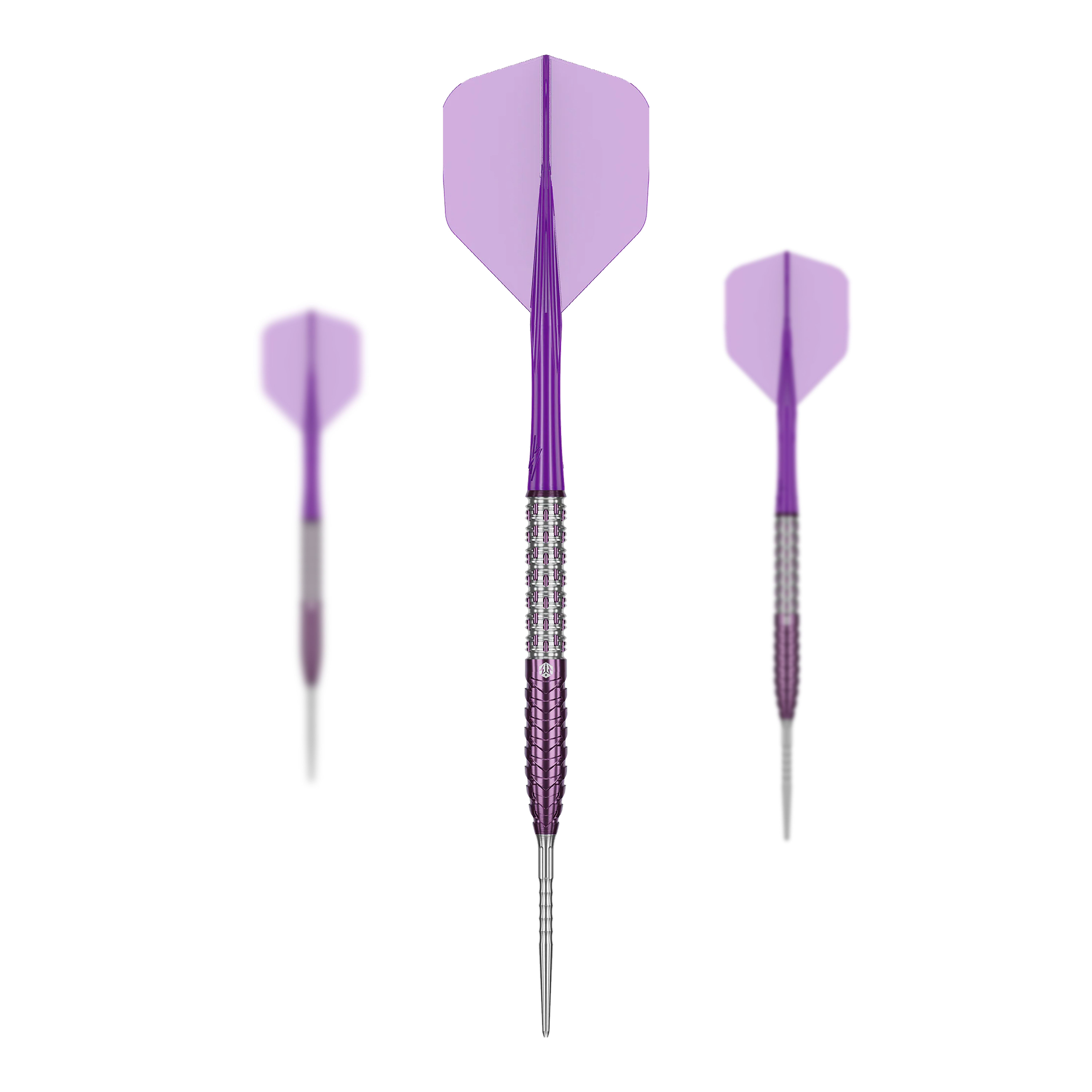 Caliburn Awakening ET steel darts Das Bild zeigt die Caliburn Awakening E.T. Steeldarts. Es handelt sich um ein Set Steeldarts für Dartspieler.
