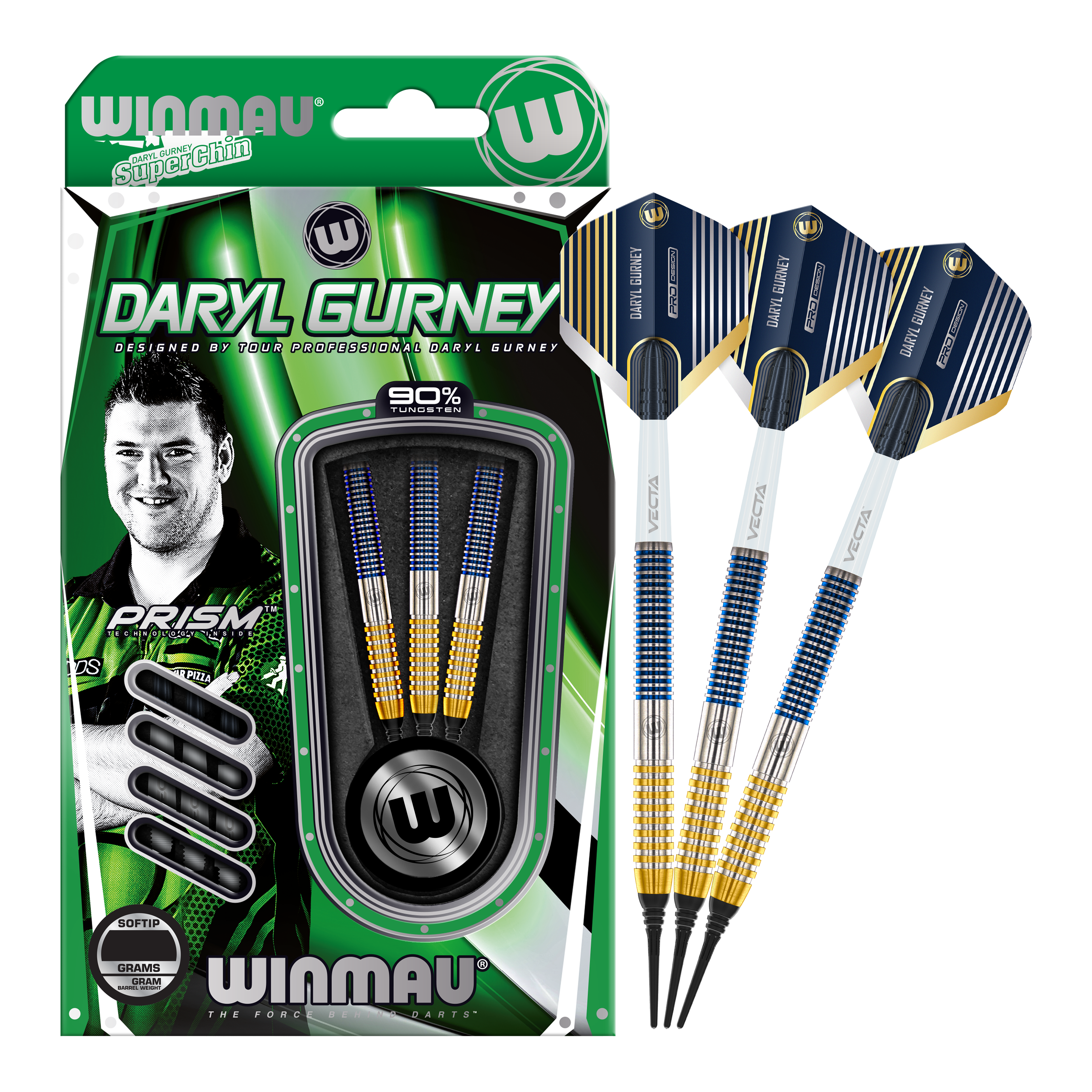 Winmau Daryl Gurney SC 1.0 Series Softdarts - 22g