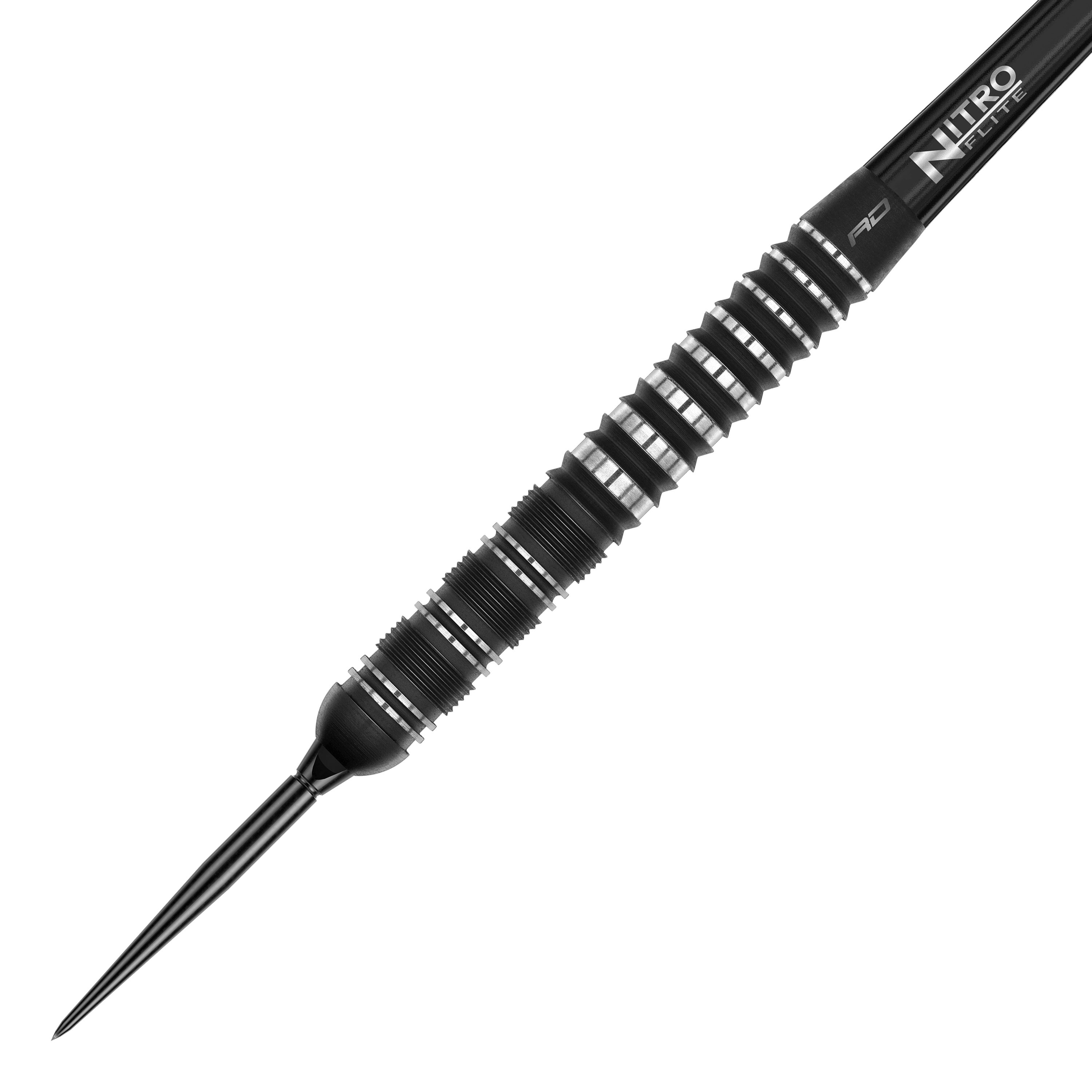 Red Dragon Sable Parallel Switch Point Steel Darts Abgebildet sind die Red Dragon Sable Parallel Switch Point Steeldarts. Die Darts werden seitlich gezeigt und sind aus Metall gefertigt.