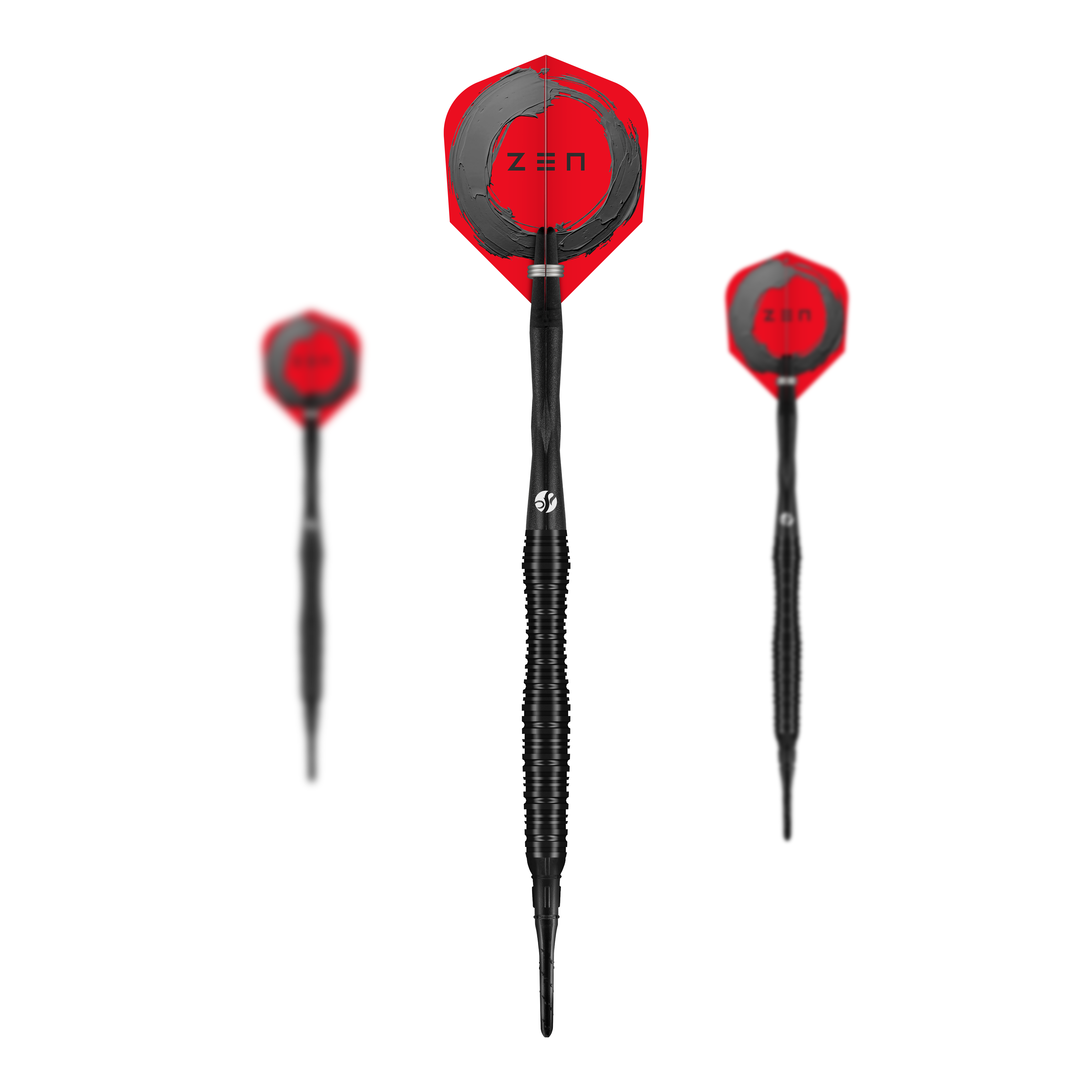 Shot ZEN Scallop Soft Darts - 20g Hier ist ein Set Shot ZEN Scallop Softdarts mit je 20 Gramm gezeigt. Das Set beinhaltet mehrere Softdarts in ansprechendem Stil.