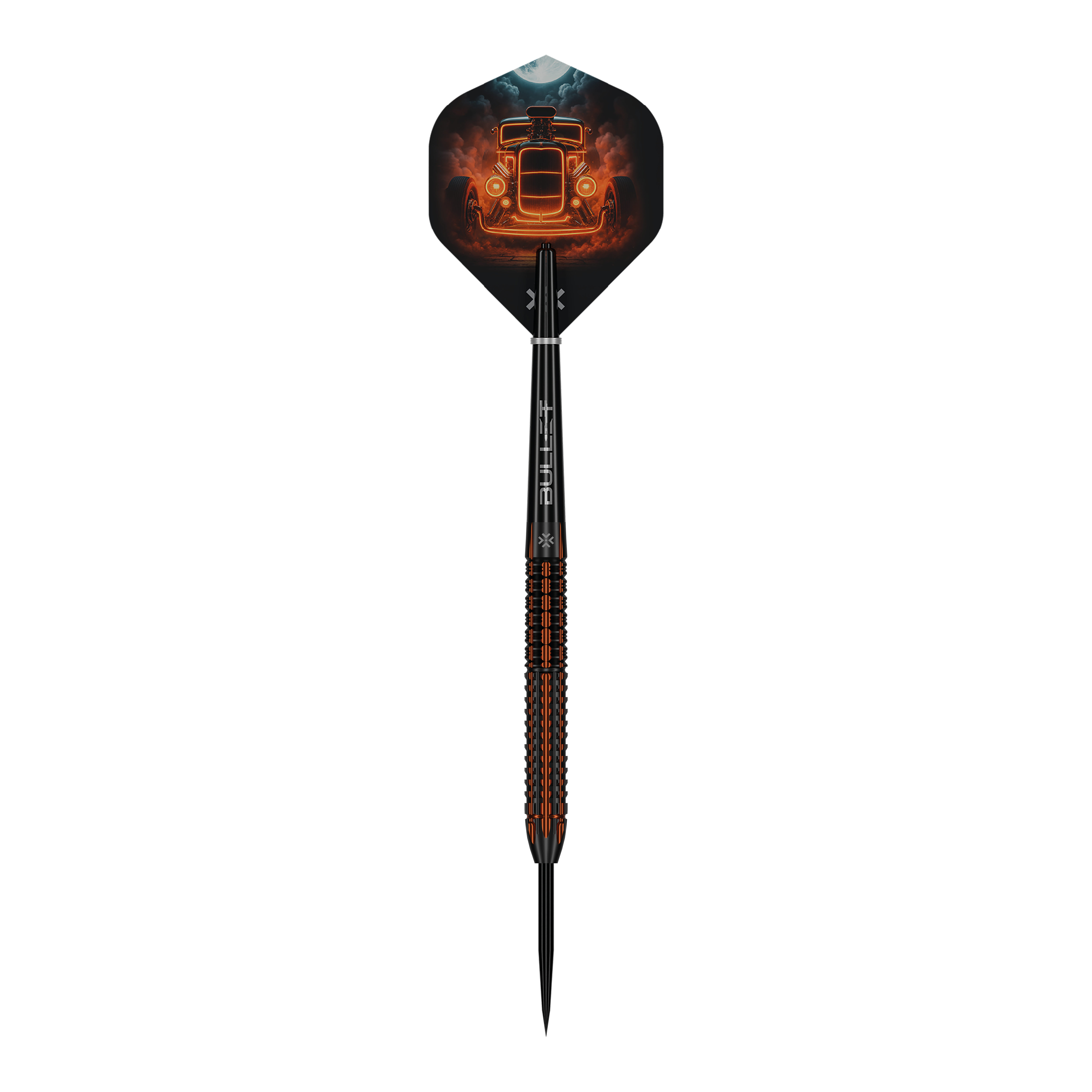 Dies ist ein Bild der Bullet Hotrod Steeldarts. Die Steeldarts zeichnen sich durch ein robustes Design aus.