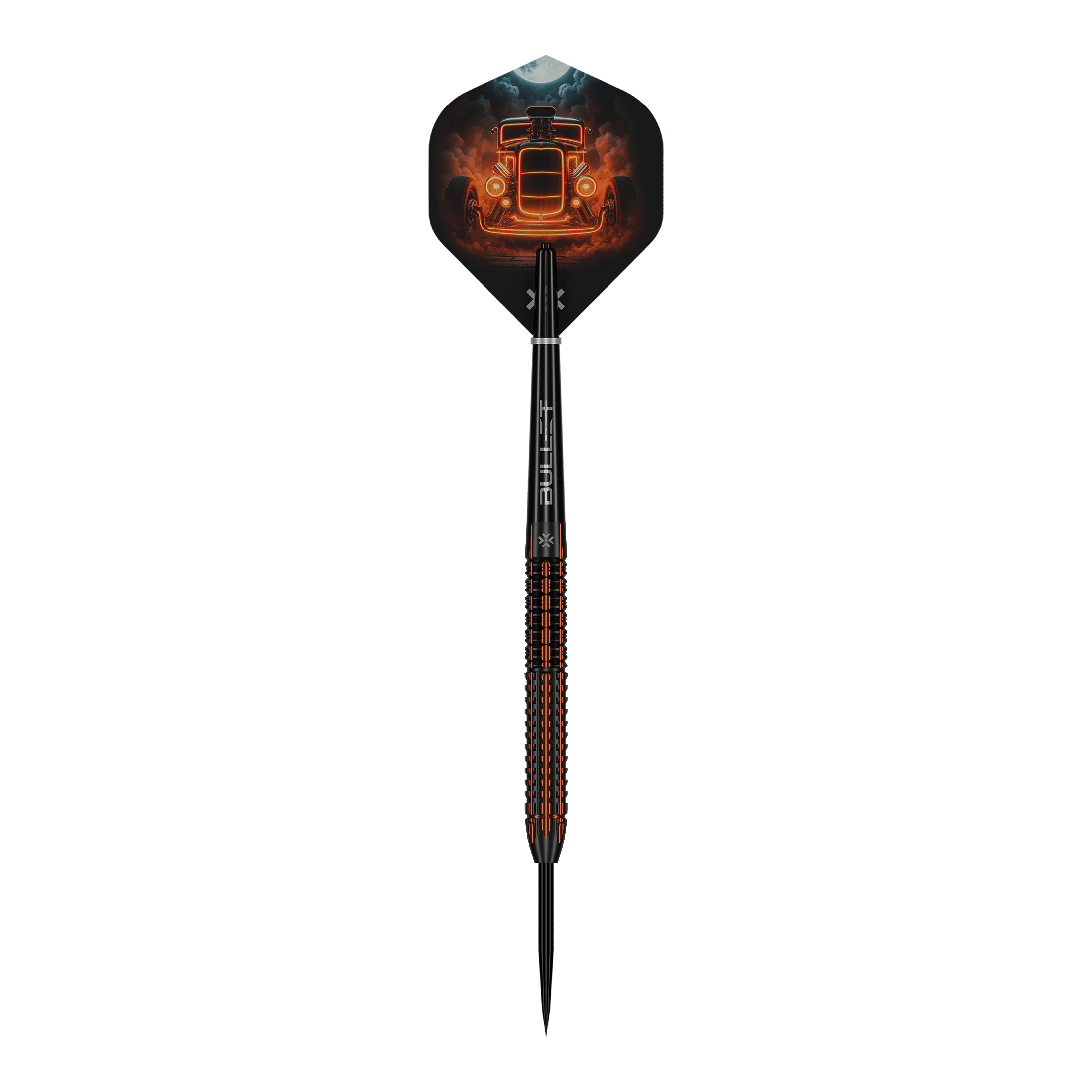 Bullet Hotrod Steel Darts Dies ist ein Bild der Bullet Hotrod Steeldarts. Die Steeldarts zeichnen sich durch ein robustes Design aus.