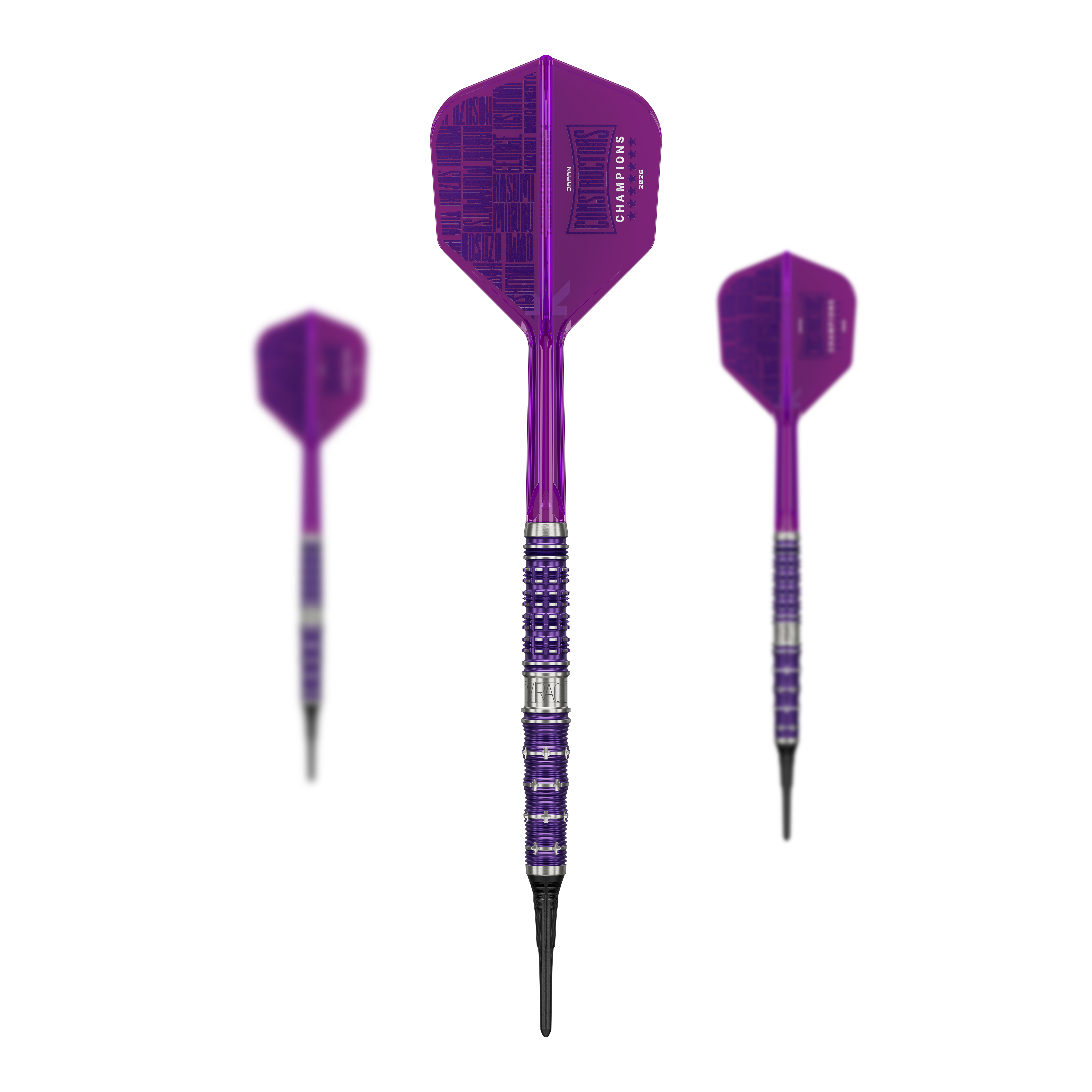 Target Japan The Miracle GEN7 Constructors Champions Limited Darts - 21.5g Auf diesem Bild ist ein Set der Target Japan The Miracle GEN7 Constructors Champions Limited Darts - 21,5g zu sehen. Die Darts sind limitiert und besonders für Sammler interessant.