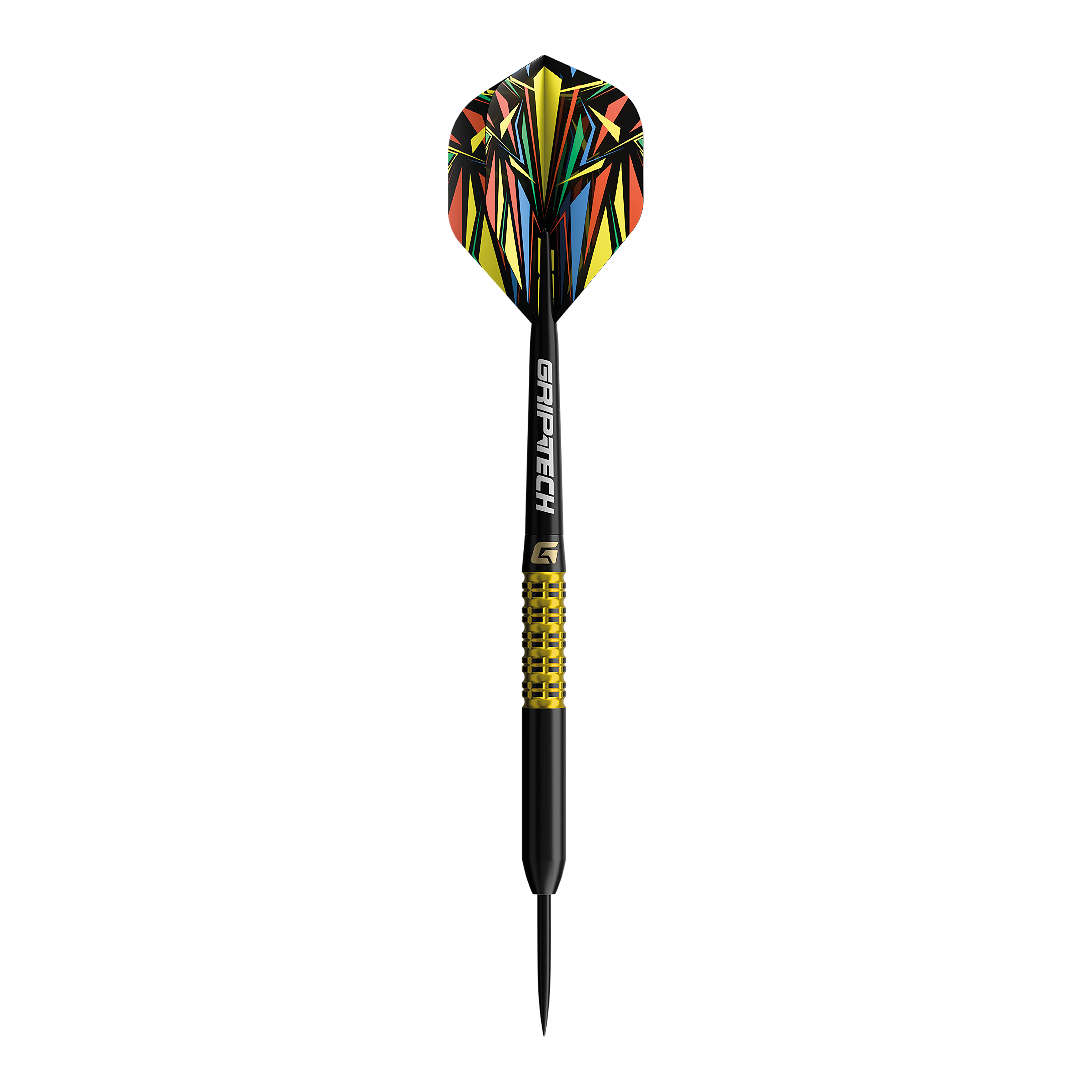 GOAT Athlete Yellow Tungsten Steel Darts Zu sehen ist ein gelber Tungsten-Steeldart. Die Bezeichnung im Dateinamen lautet 'GD7000770 GOAT Athlete Yellow Tungsten Steeldarts 1'.