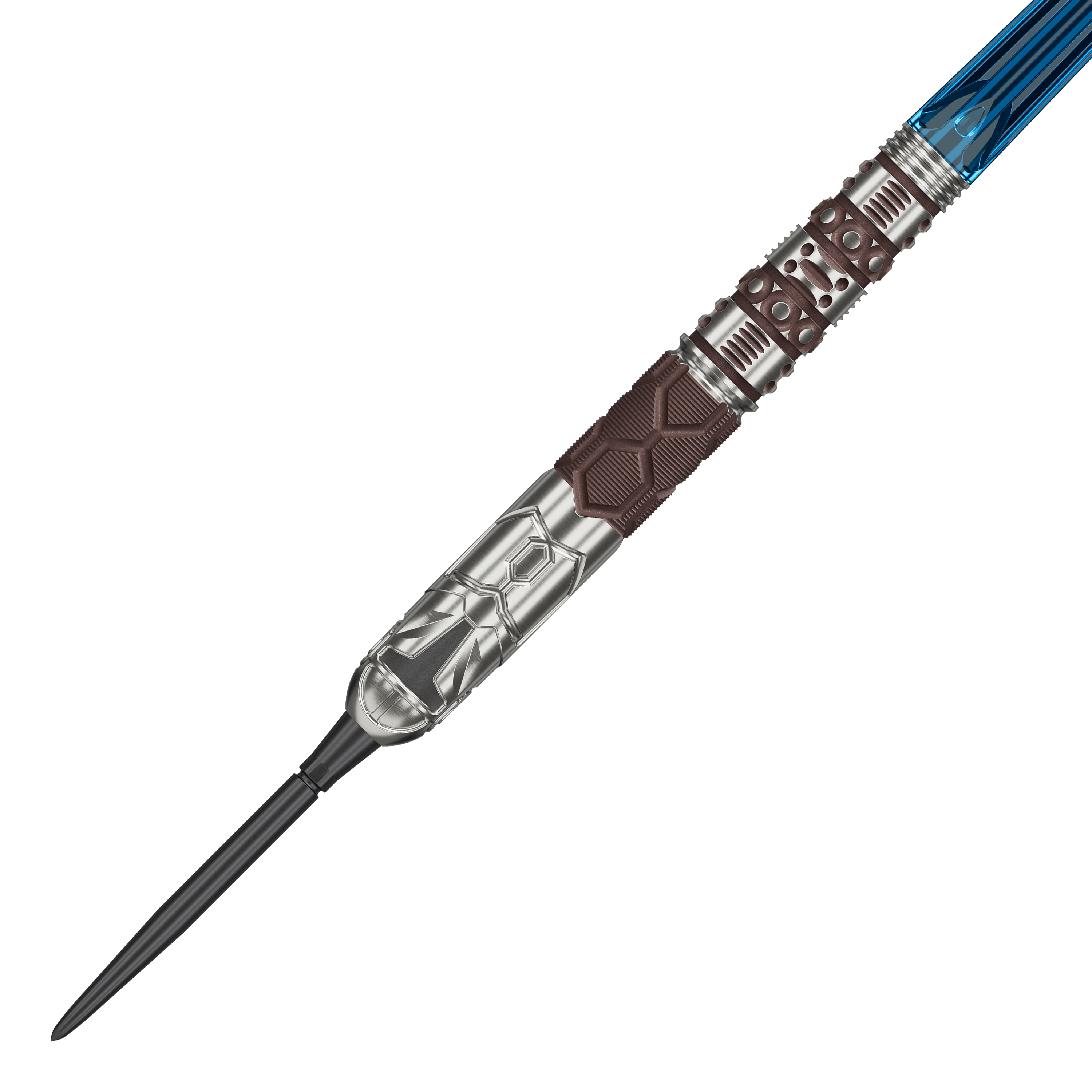 Target Star Wars Mandalorian 95 Swiss Point Steel Darts Zu sehen sind die Target Star Wars Mandalorian 95 Swiss Point Steeldarts. Die Darts zeichnen sich durch ihr modernes Star Wars Design aus.