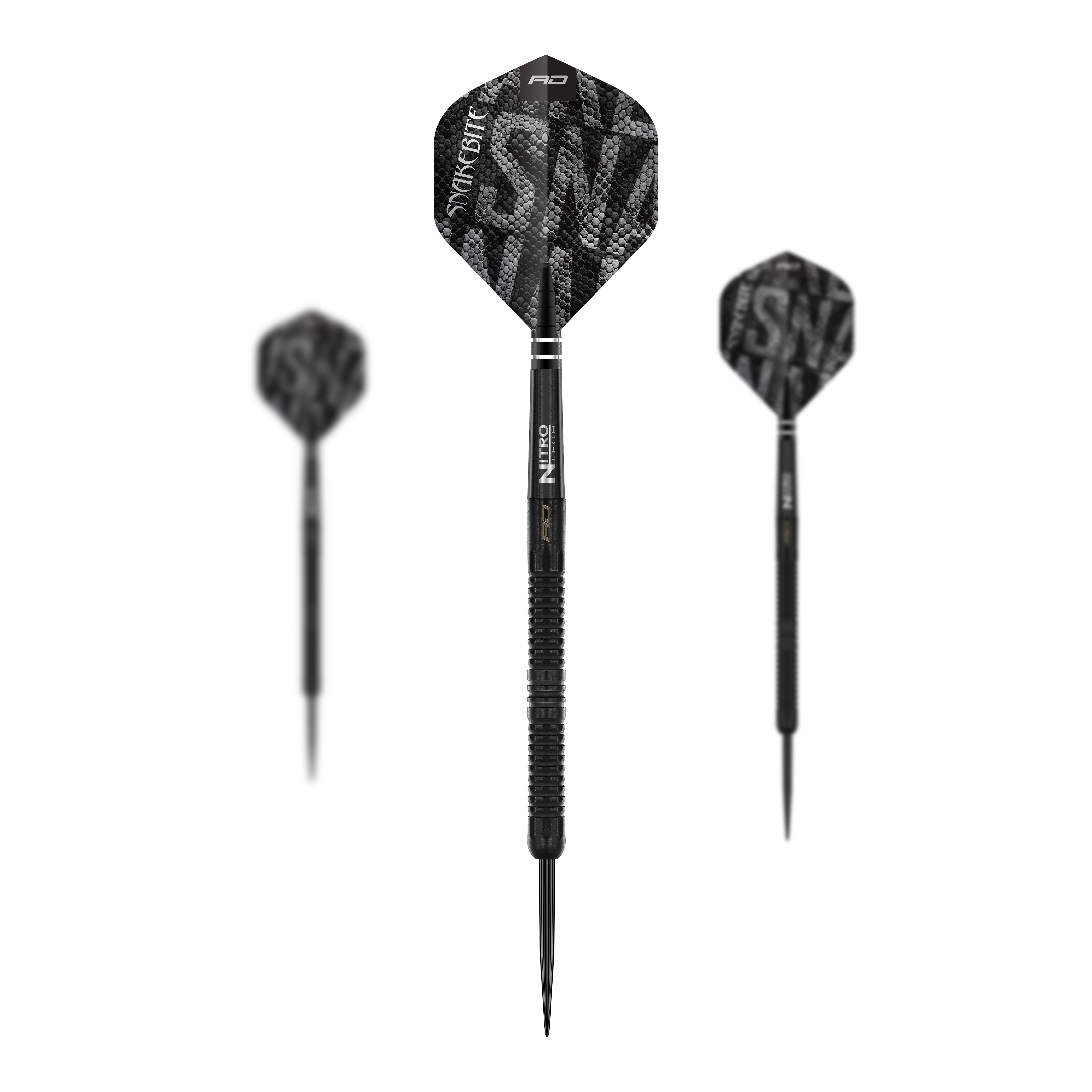 Red Dragon Peter Wright Snakebite Black Mamba Steeldarts als komplettes Set. Perfekt für ambitionierte Dartspieler.