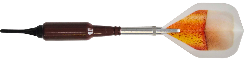 McDart Prost Beer Bottle Soft Darts with 100 Soft Dart Tips - 16.5 g