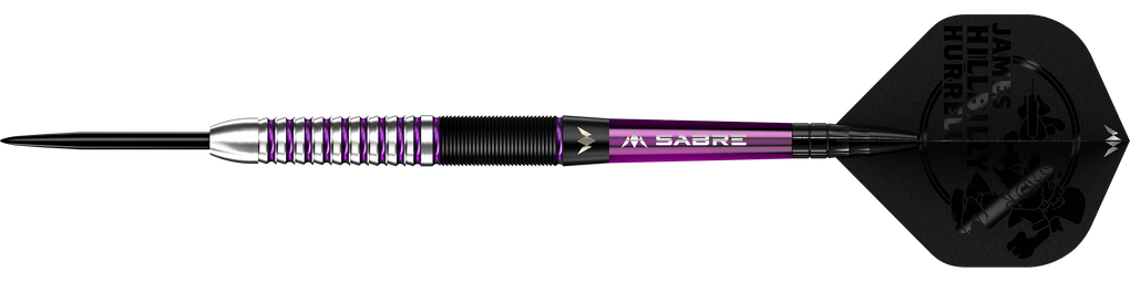 Mission James Hurrell Hillbilly Black Purple Steel Darts