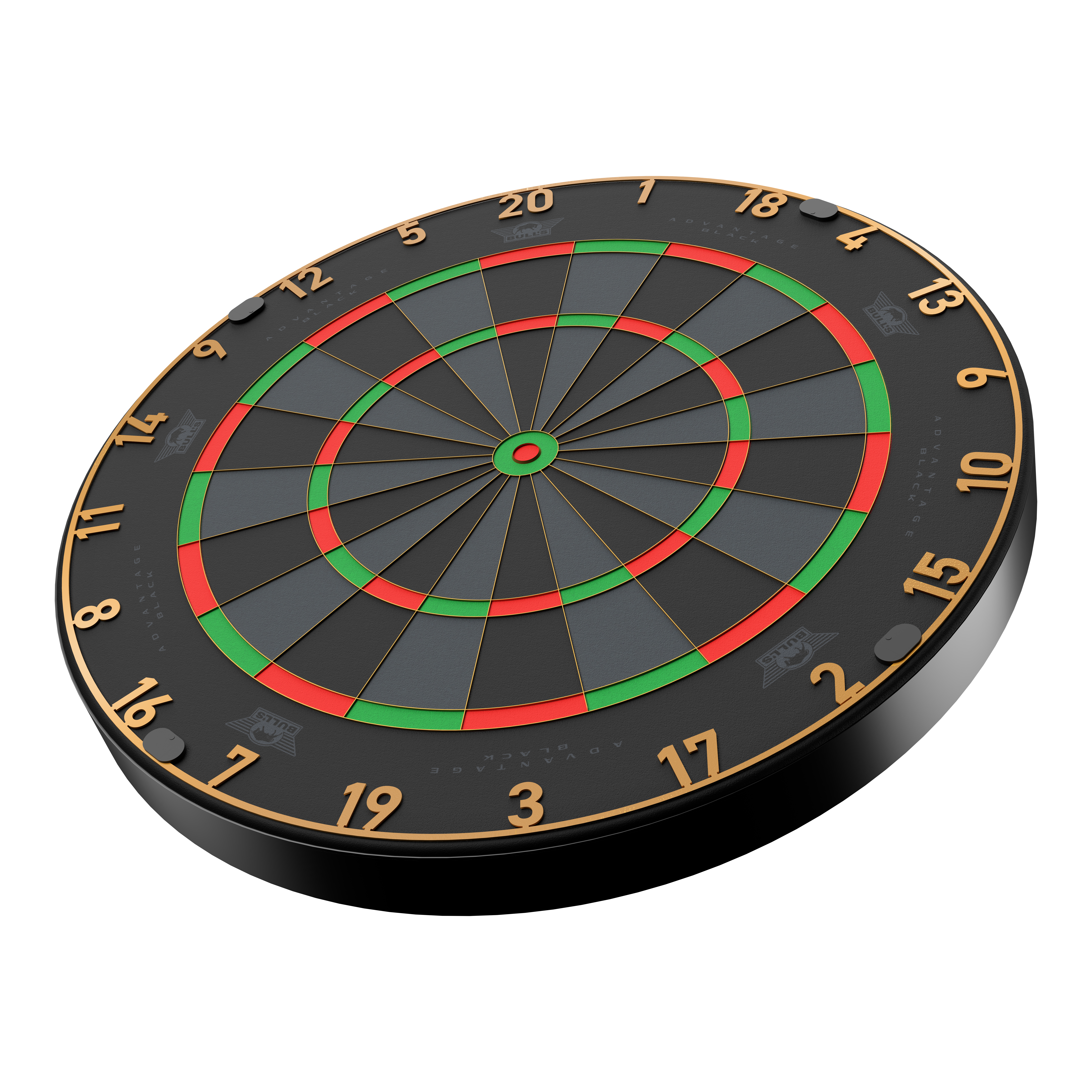 Bulls NL Advantage Black Edition steel dartboard Dieses Bild zeigt das BullsNL Advantage Black Edition Steeldartboard. Es handelt sich um eine zusätzliche Produktdarstellung.