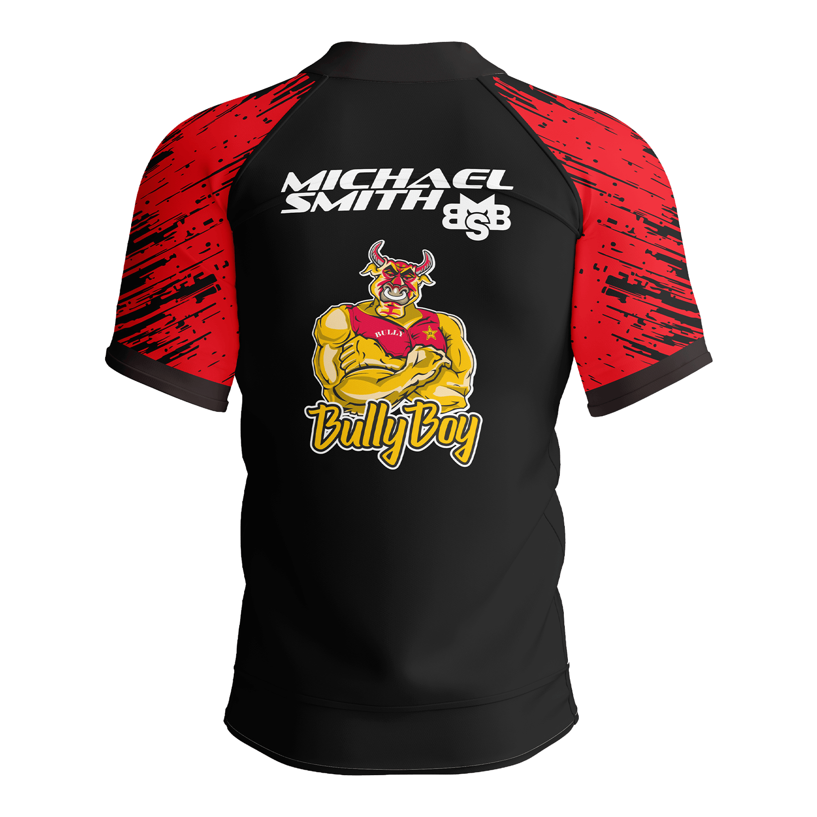 Shot Michael Smith Red Stripe Polo Dart Shirt Shot Michael Smith Red Stripe Polo Dart Shirt