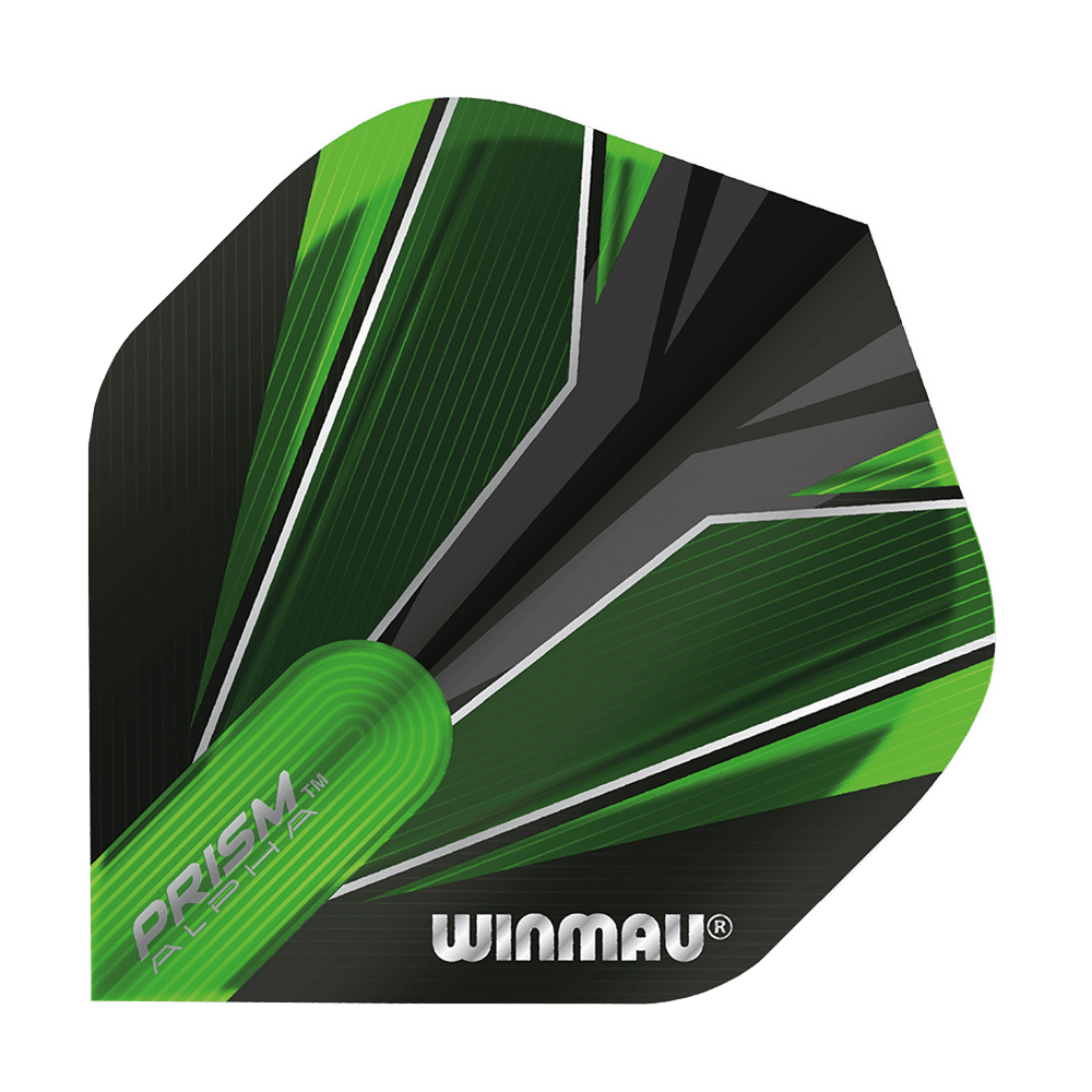 Winmau Prism Alpha Green Standard 2 Flights