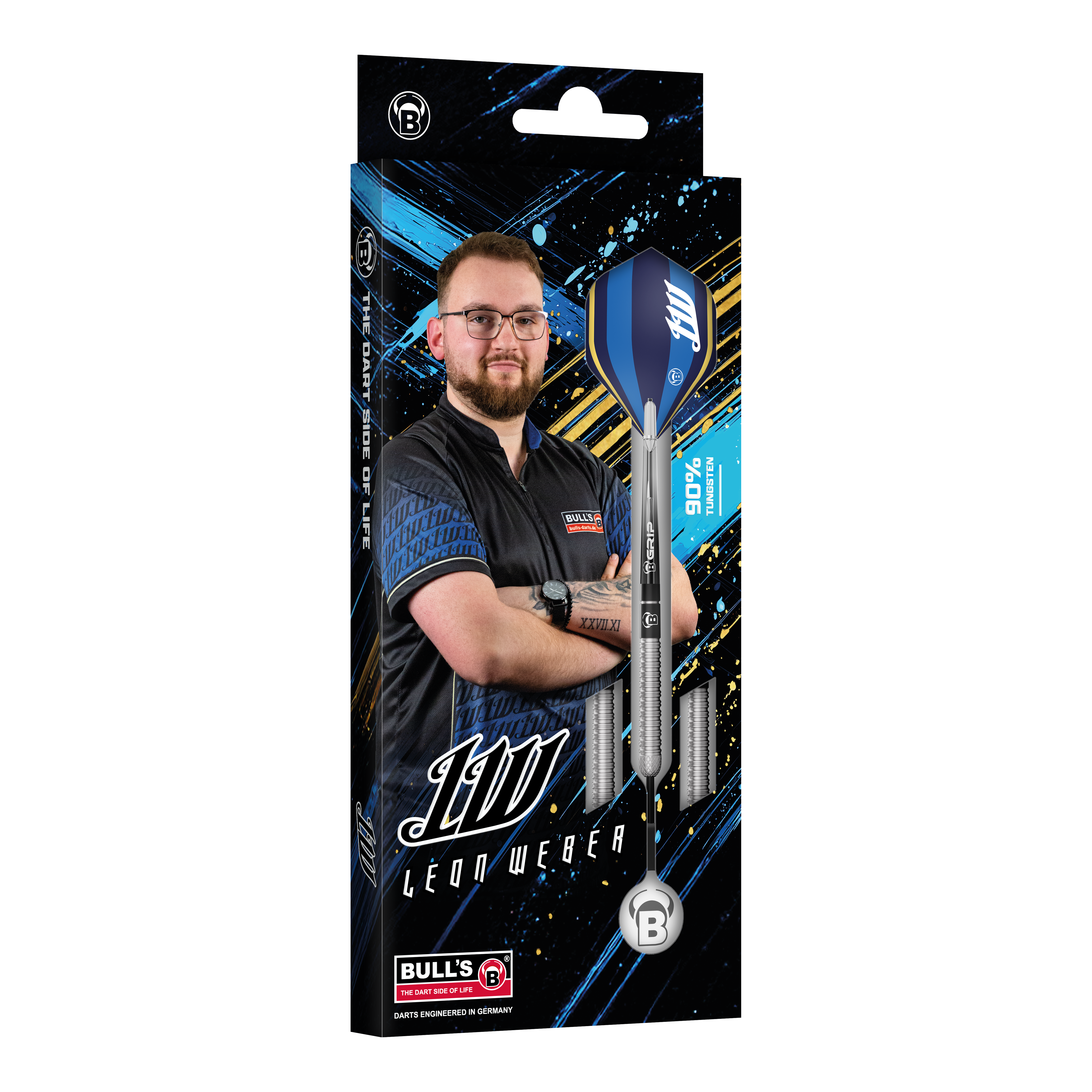 Bulls Leon Weber Steeldarts Abgebildet sind die Bulls Leon Weber Steeldarts. Sie überzeugen durch ihr spezielles Design und ihre Qualität.