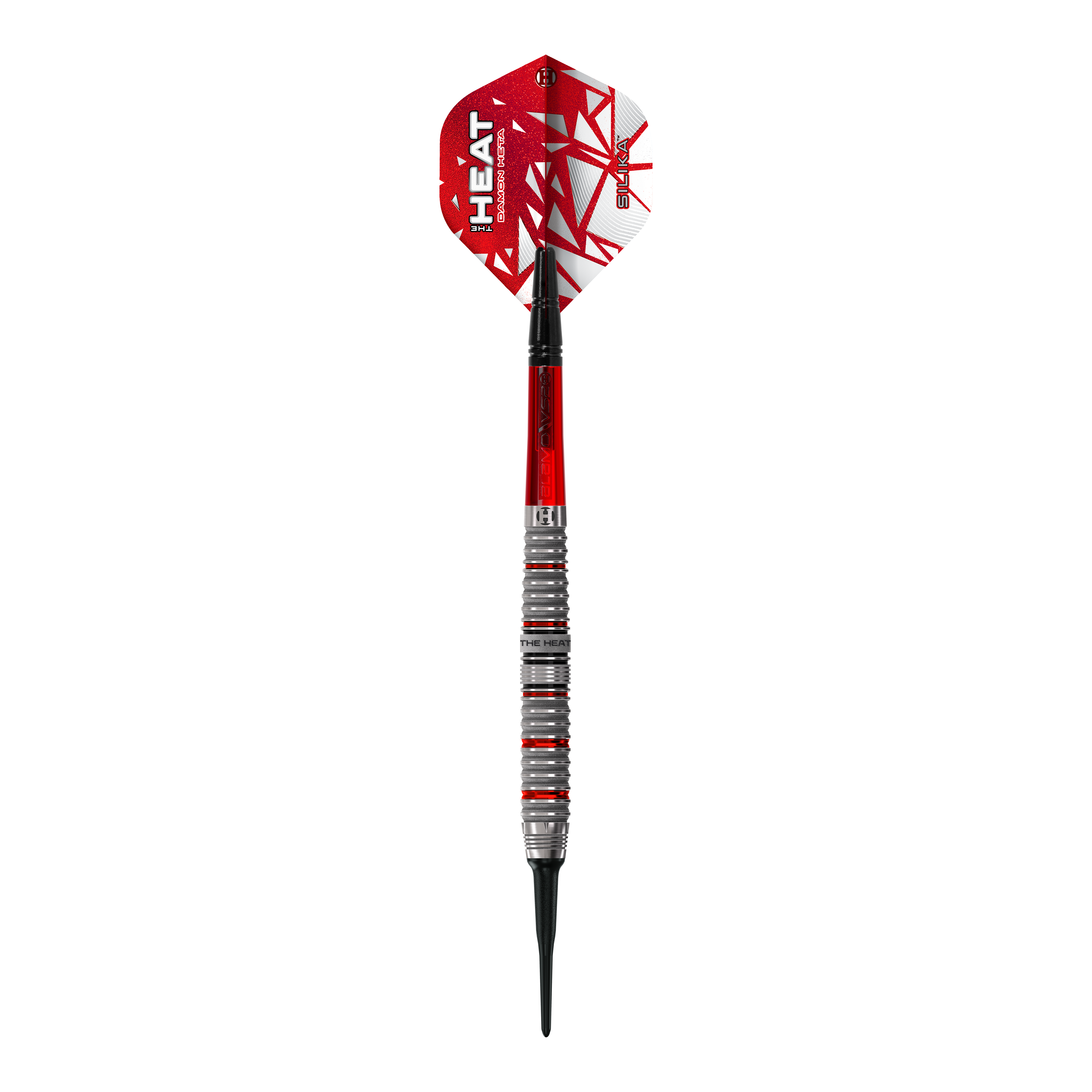 Harrow's Damon Heta Series 4 soft darts Abgebildet sind die Harrows Damon Heta Series 4 Softdarts. Diese Softdarts bieten eine gute Balance und Präzision.