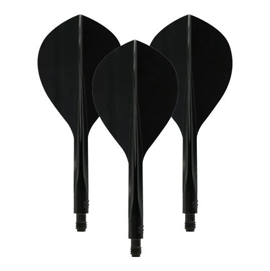 Condor Ax 120 Flight System Teardrop - Black Hier ist das Condor Axe 120 Flight-System Teardrop in Schwarz abgebildet. Es handelt sich um einen Flightsatz für Darts.