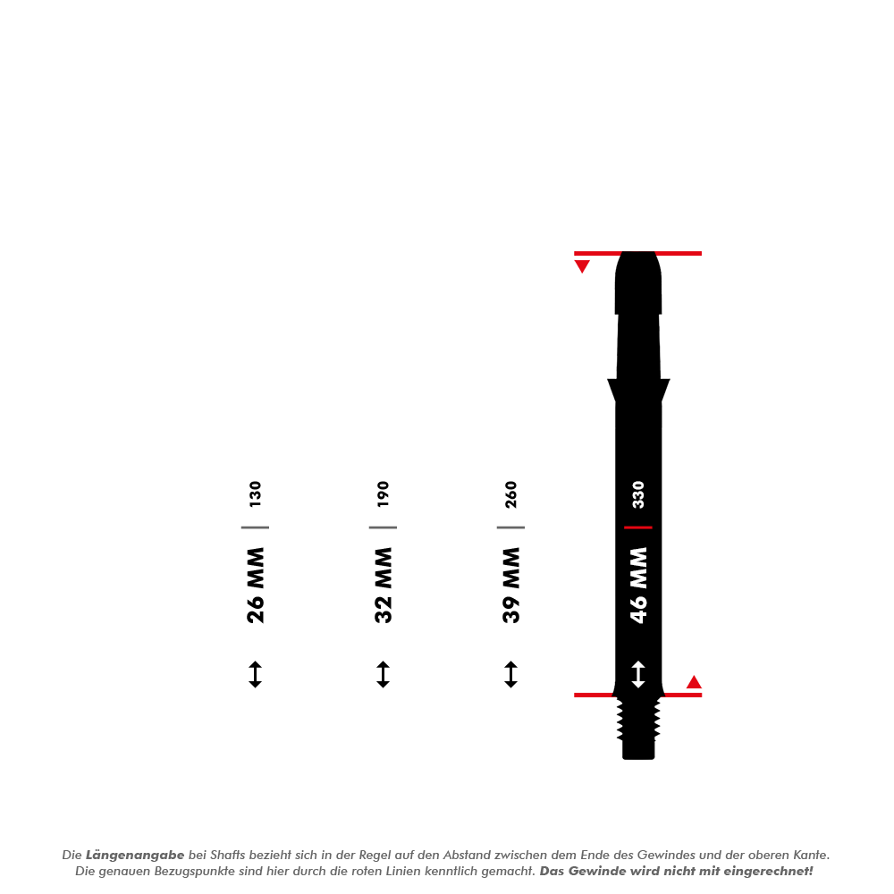 L-L-Style-Shafts Silent Straight - White