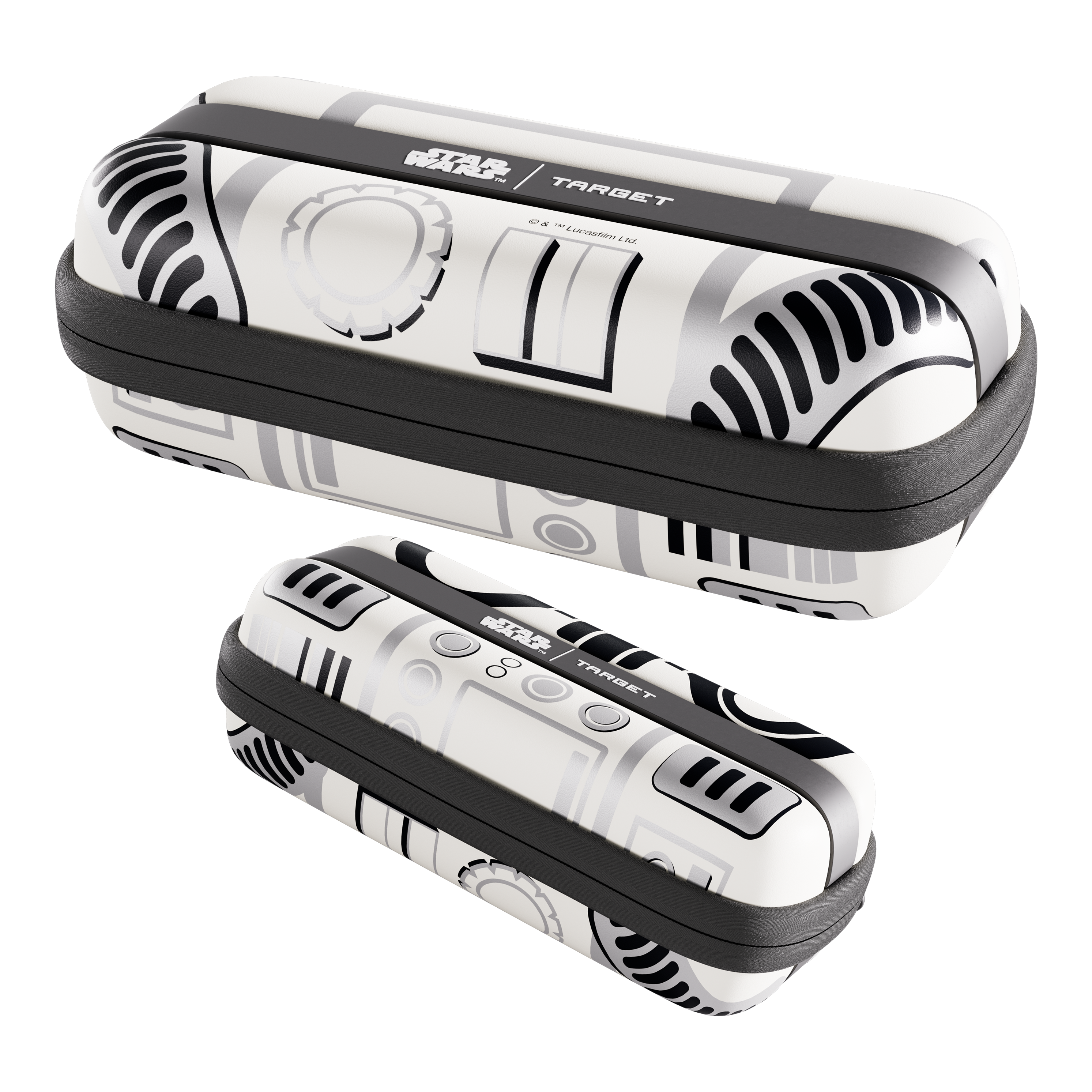 Target Star Wars Boa Dartcase - Stormtrooper Das Bild zeigt das Target Star Wars Boa Dartcase mit Stormtrooper Motiv. Es ist eine speziell gestaltete Darttasche für Star Wars Fans.