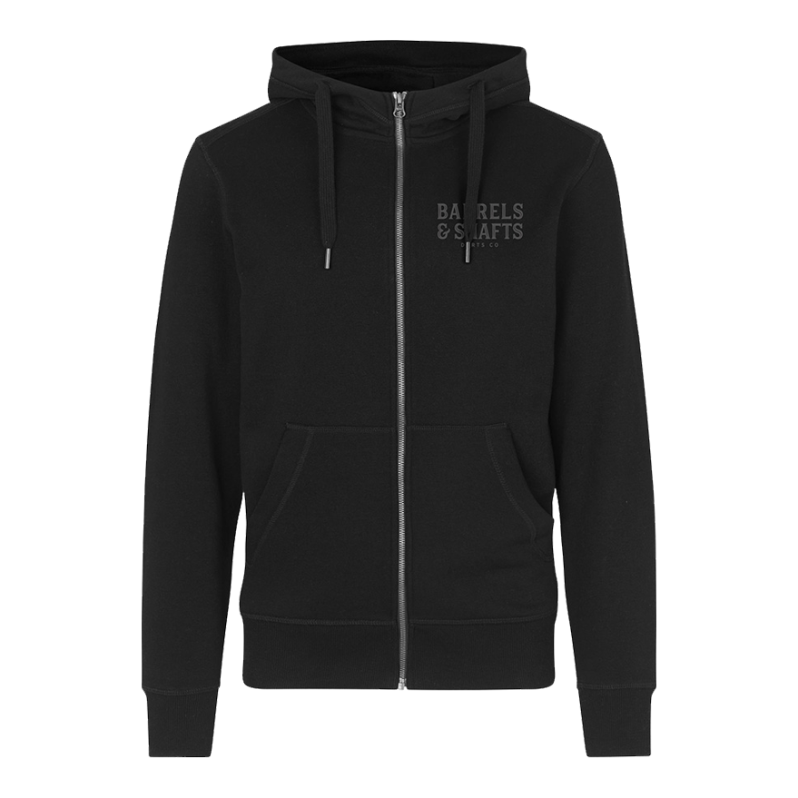 Barrels and Shafts Hooded Jacket - Black