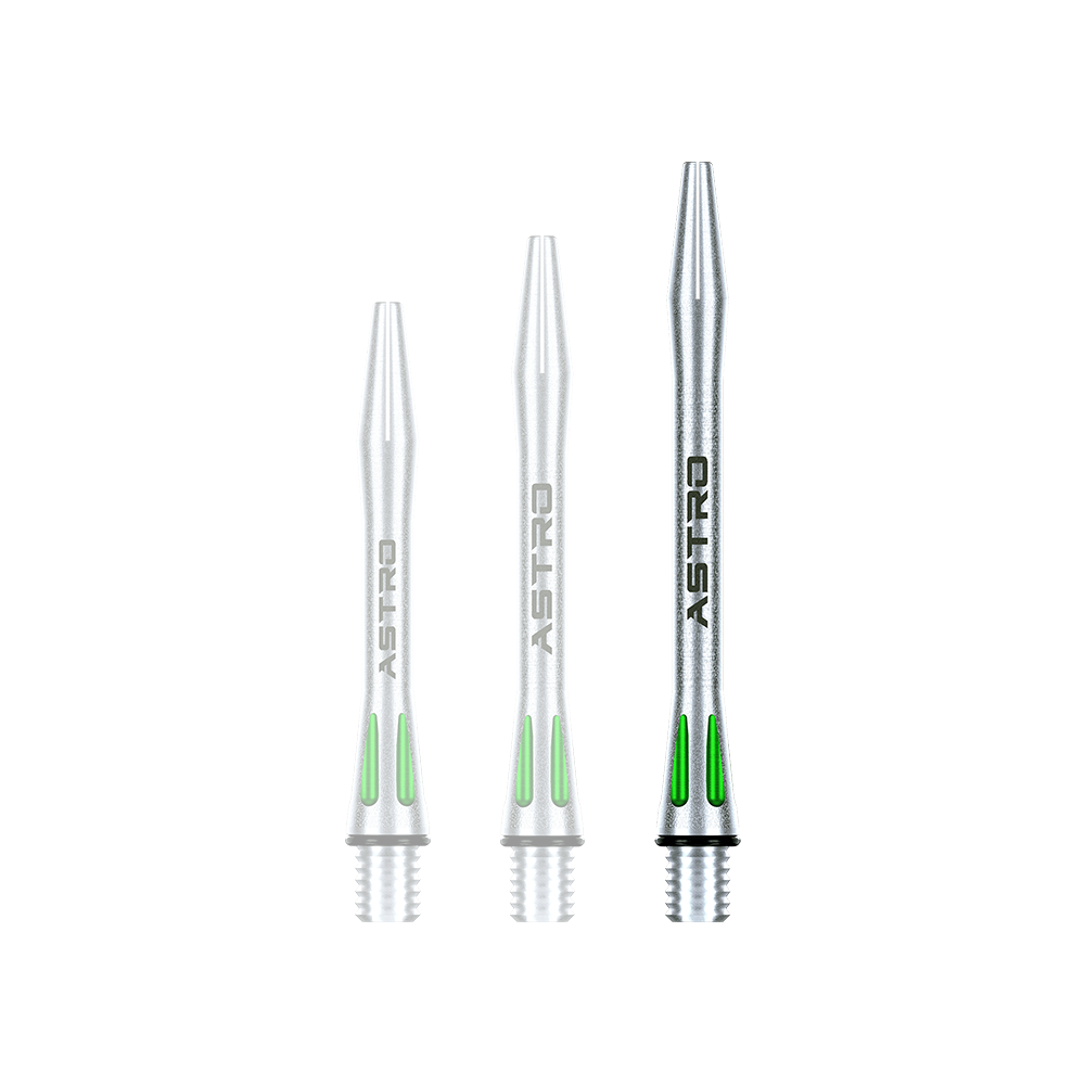 Winmau Astro Aluminium Shafts - Grün