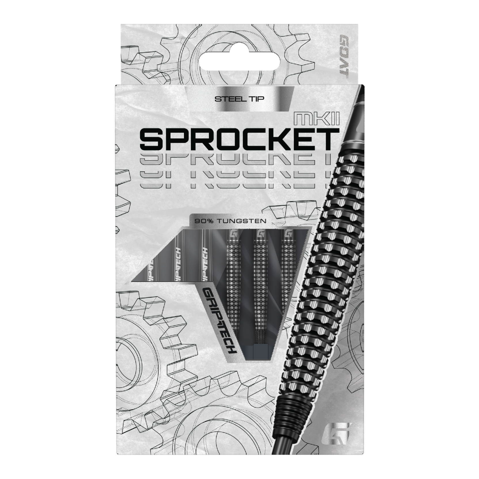 GOAT Sprocket MKII Torpedo Steel Darts GOAT Sprocket MKII Torpedo Steeldarts sind auf diesem Bild dargestellt. Sie zeichnen sich durch ihre besondere Form und Verarbeitung aus.