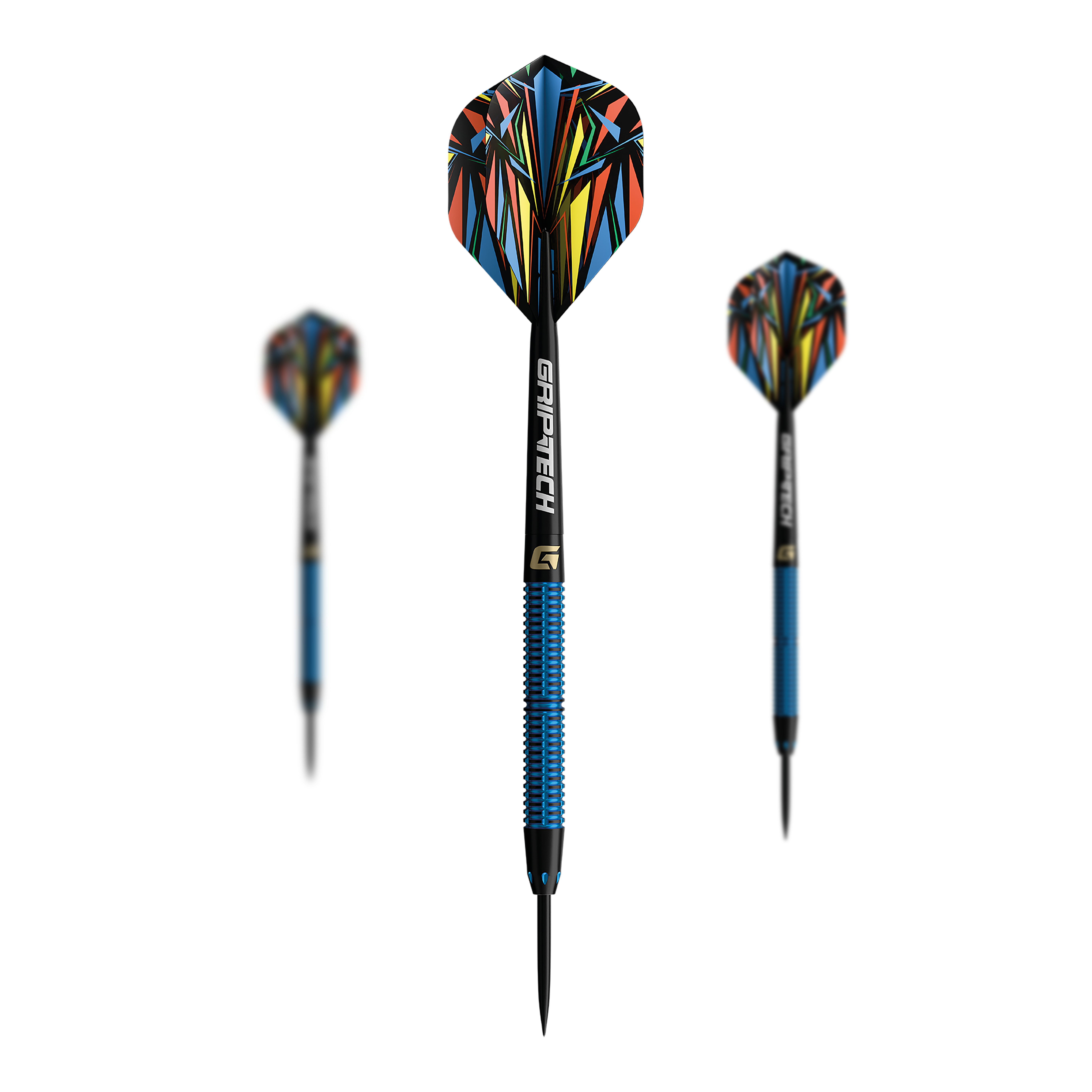 GOAT Athlete Blue Tungsten Steel Darts Das Bild zeigt die GOAT Athlete Black Tungsten Steeldarts. Die Darts sind für professionelle Spieler geeignet.