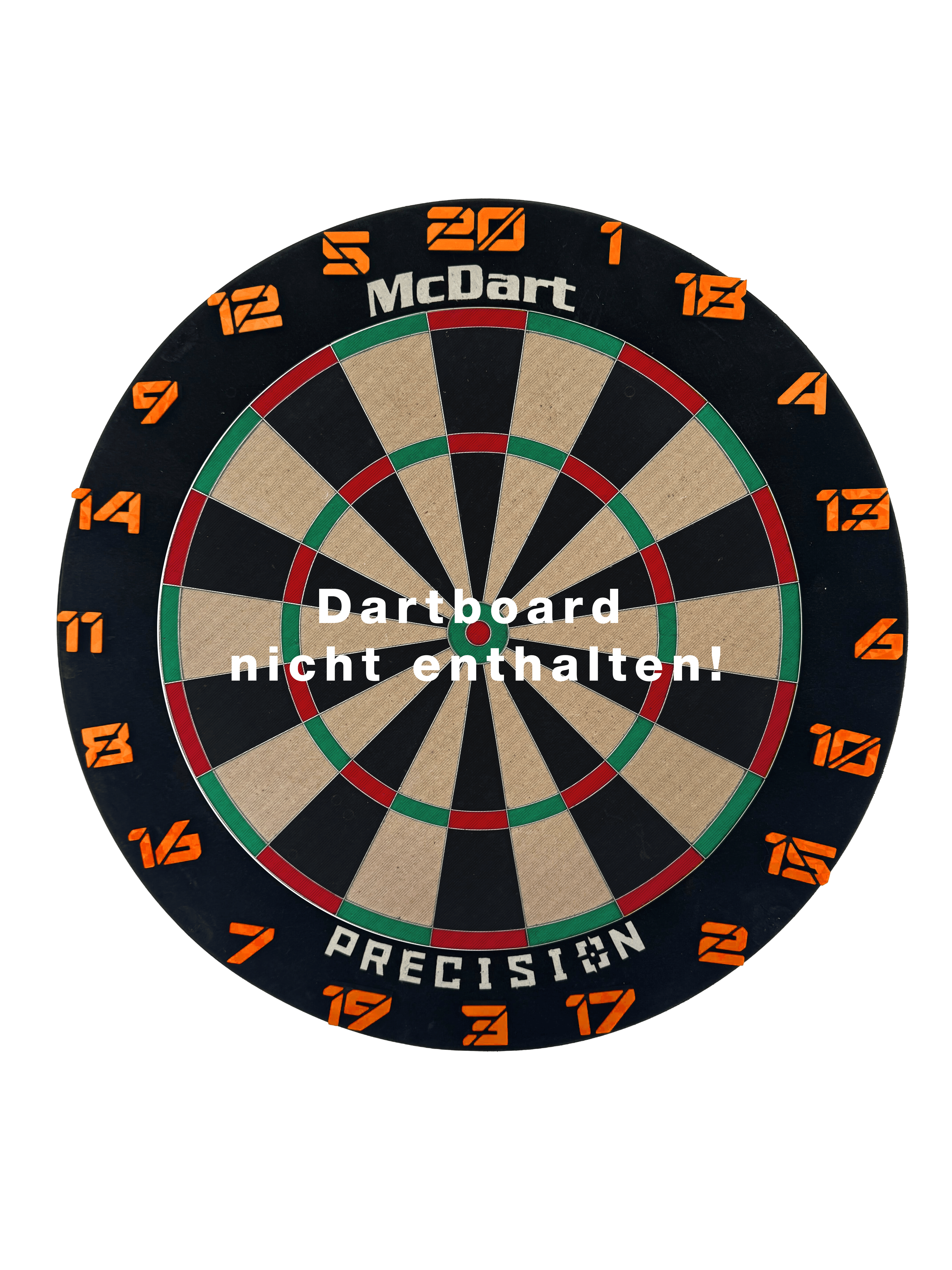 McDart Dartboard Number Rings / Number Ring Cyber Abgebildet ist ein Produkt mit dem Namen Cyber Orange Board. Das Bild zeigt keine weiteren spezifischen Details zum Produkt.
