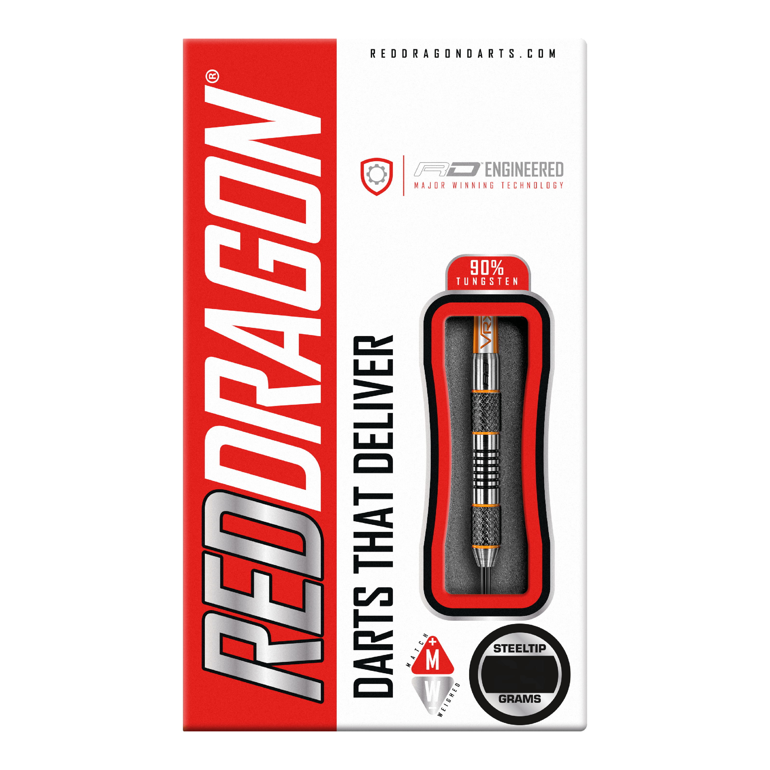 Red Dragon Amberjack 5 steel darts - 24g