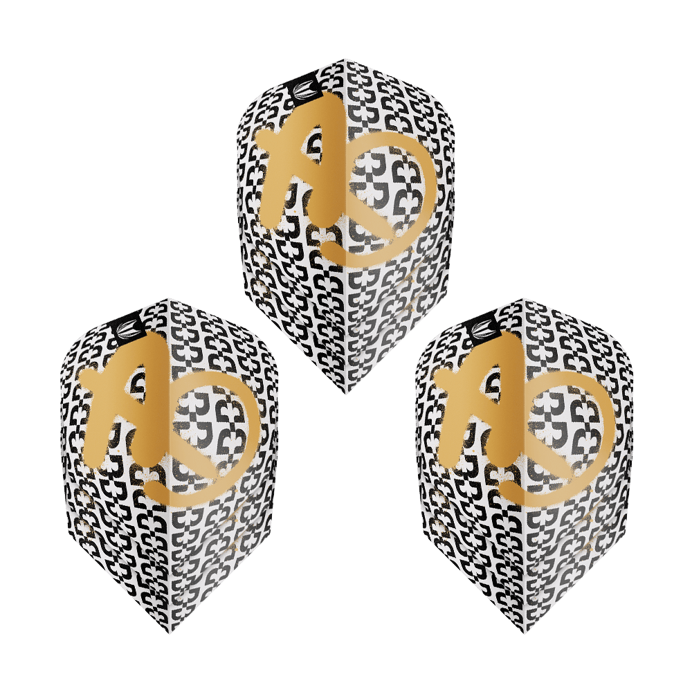 Abgebildet sind die Target Pro Ultra Bolide Envy No6 Flights im 3er-Set. Diese Flights werden für Dartpfeile verwendet.