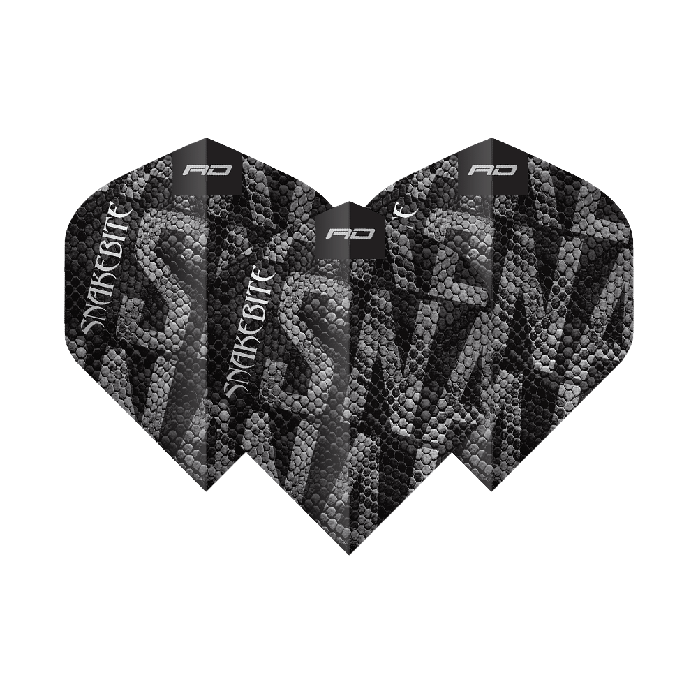 Red Dragon Pro Player Premium Peter Wright Black Mamba Premium No2 Standard Flights Das Bild zeigt ein Set der Red Dragon Pro Player Premium Peter Wright Black Mamba Premium No2 Standard Flights. Sie sind robust und perfekt für Dartfans.