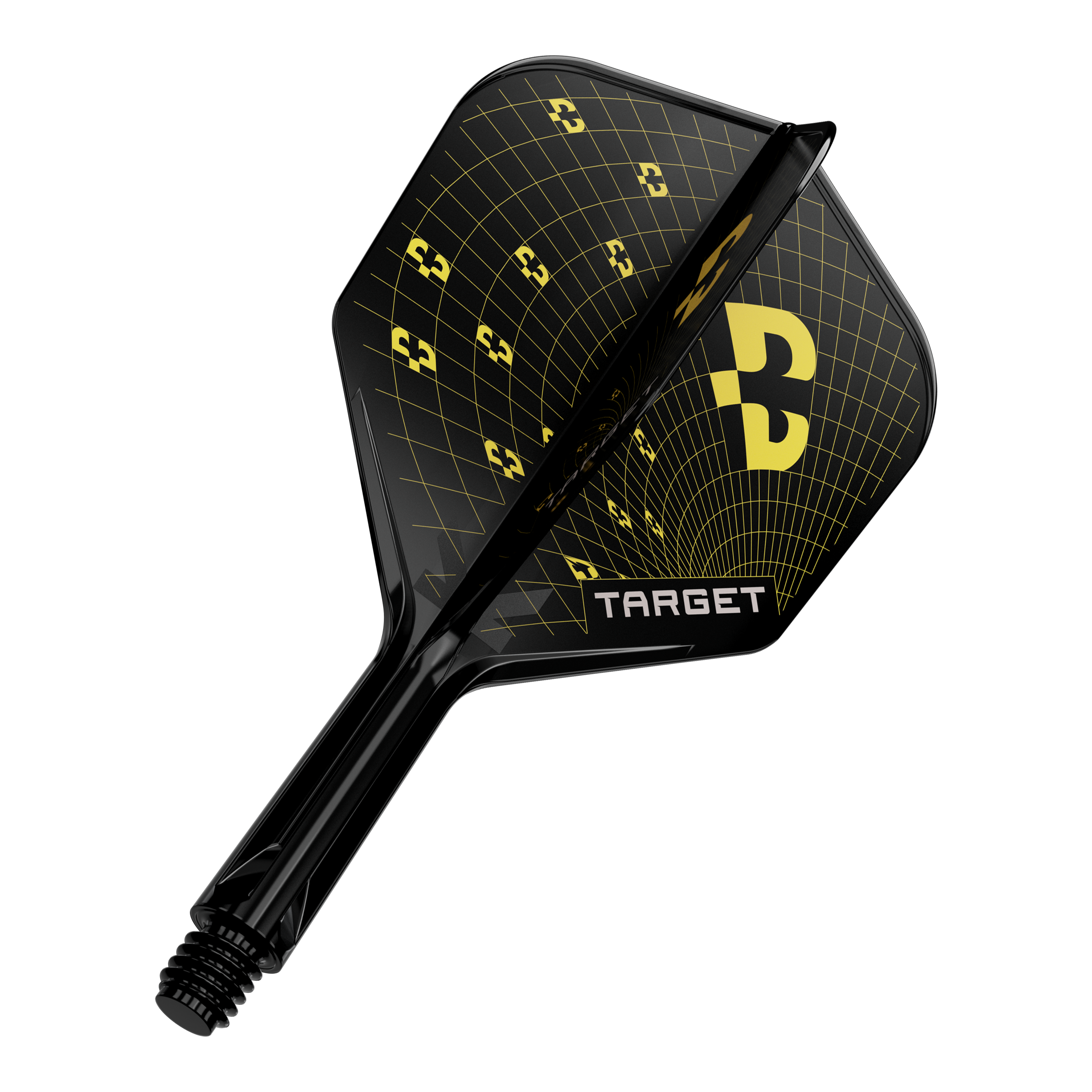 Target K-Flex Bolide No6 Flights Ein Dartflight aus der K-Flex Bolide No6 Reihe in 19 mm ist abgebildet. Der Flight hat ein modernes Design.