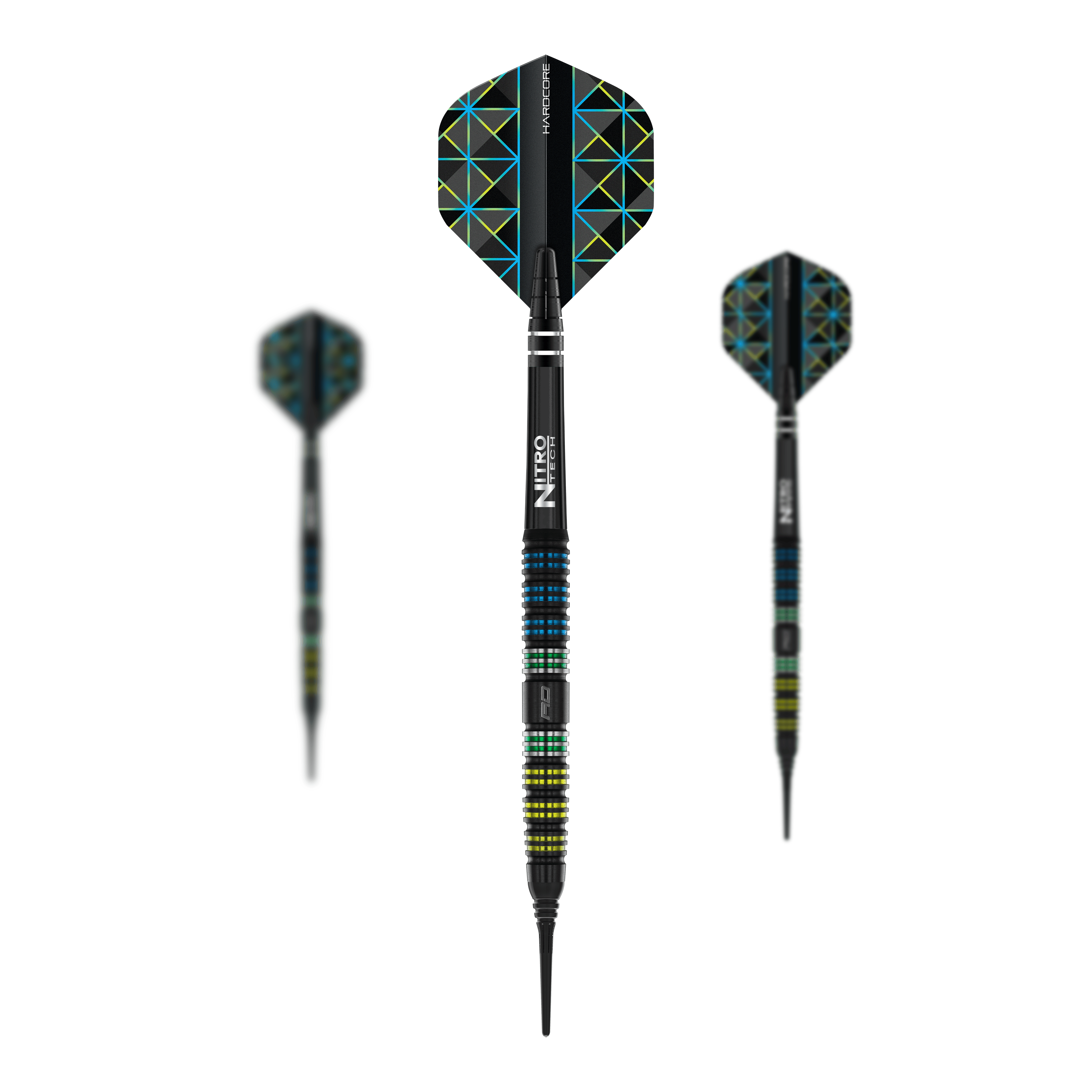 Red Dragon Dragonfly 95 Black Tapered Soft Darts - 18g