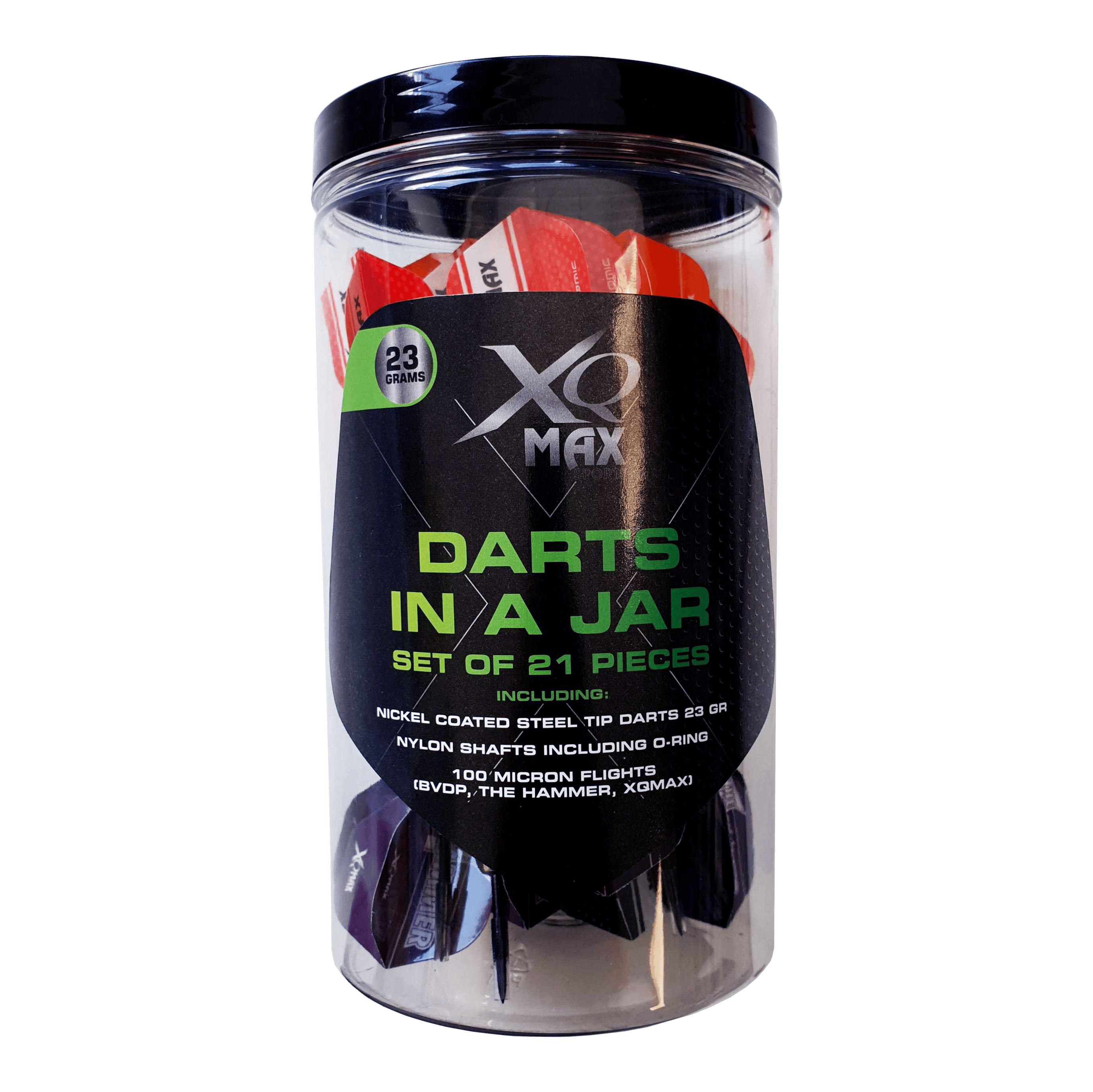 XQ Max 21 Darts in a Glass