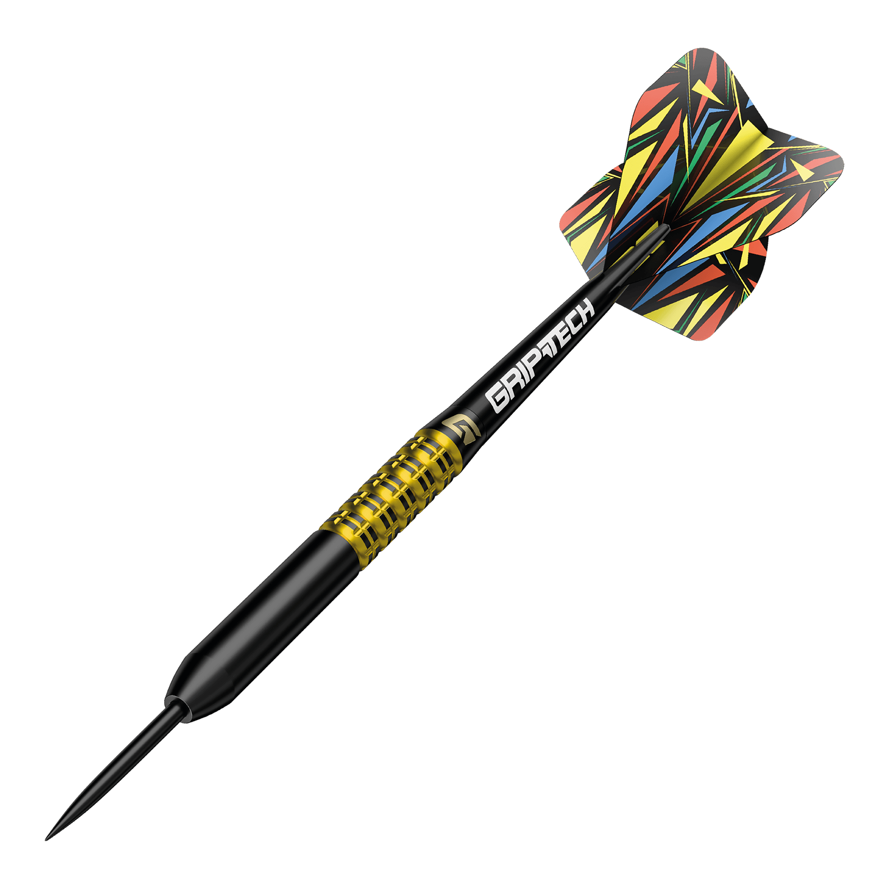 GOAT Athlete Yellow Tungsten Steel Darts Hier ist ein gelber Tungsten-Steeldart abgebildet. Der Dateiname ist 'GD7000770 GOAT Athlete Yellow Tungsten Steeldarts 4'.