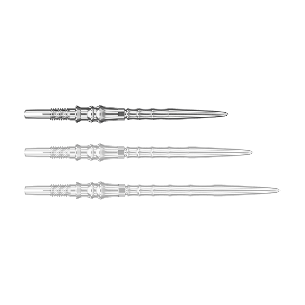 Das Bild zeigt Dartspitzen in Silber. Die Datei heißt "340379_Target_Japan_Premium_SwissPoint_Dartspitzen_Silber_30mm_1".