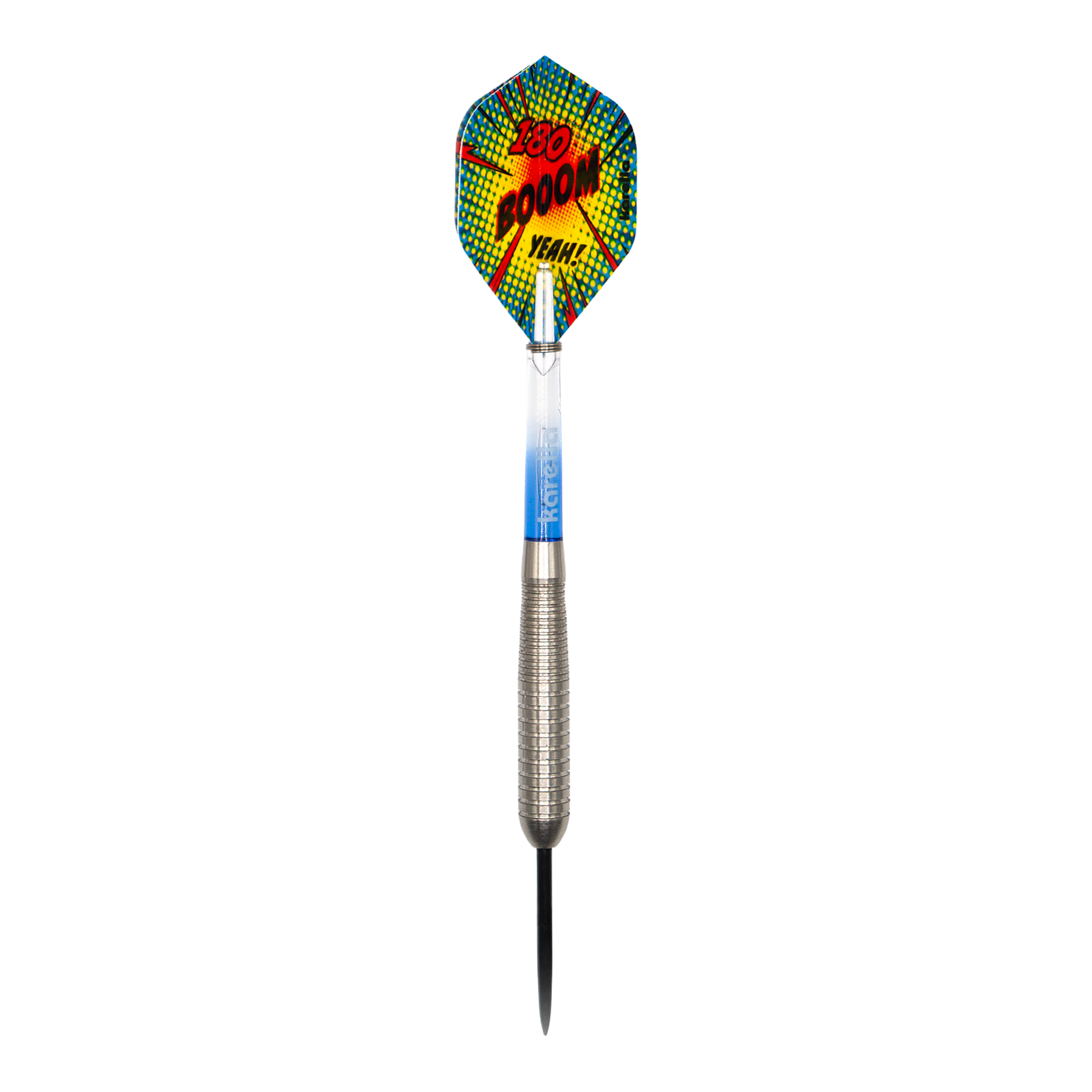 Karella Comic Line CL-4 steel darts - 23g Auf dem Bild ist der Karella Comic Line CL-4 Steeldarts - 23g zu sehen. Es handelt sich um einen hochwertigen Dartpfeil geeignet für professionelle Spiele.