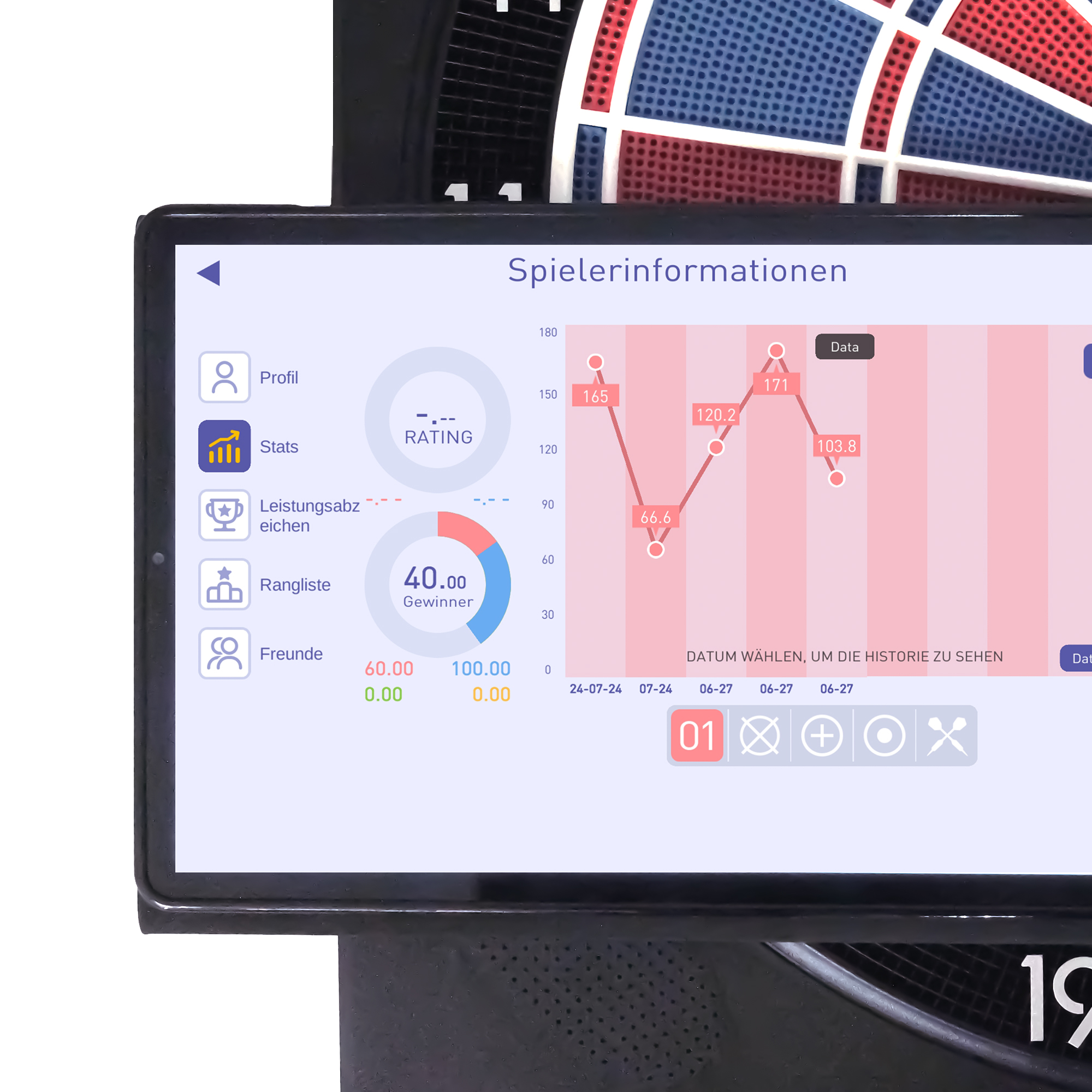 Karella CB-Smart Elektronische Soft-Dartscheibe