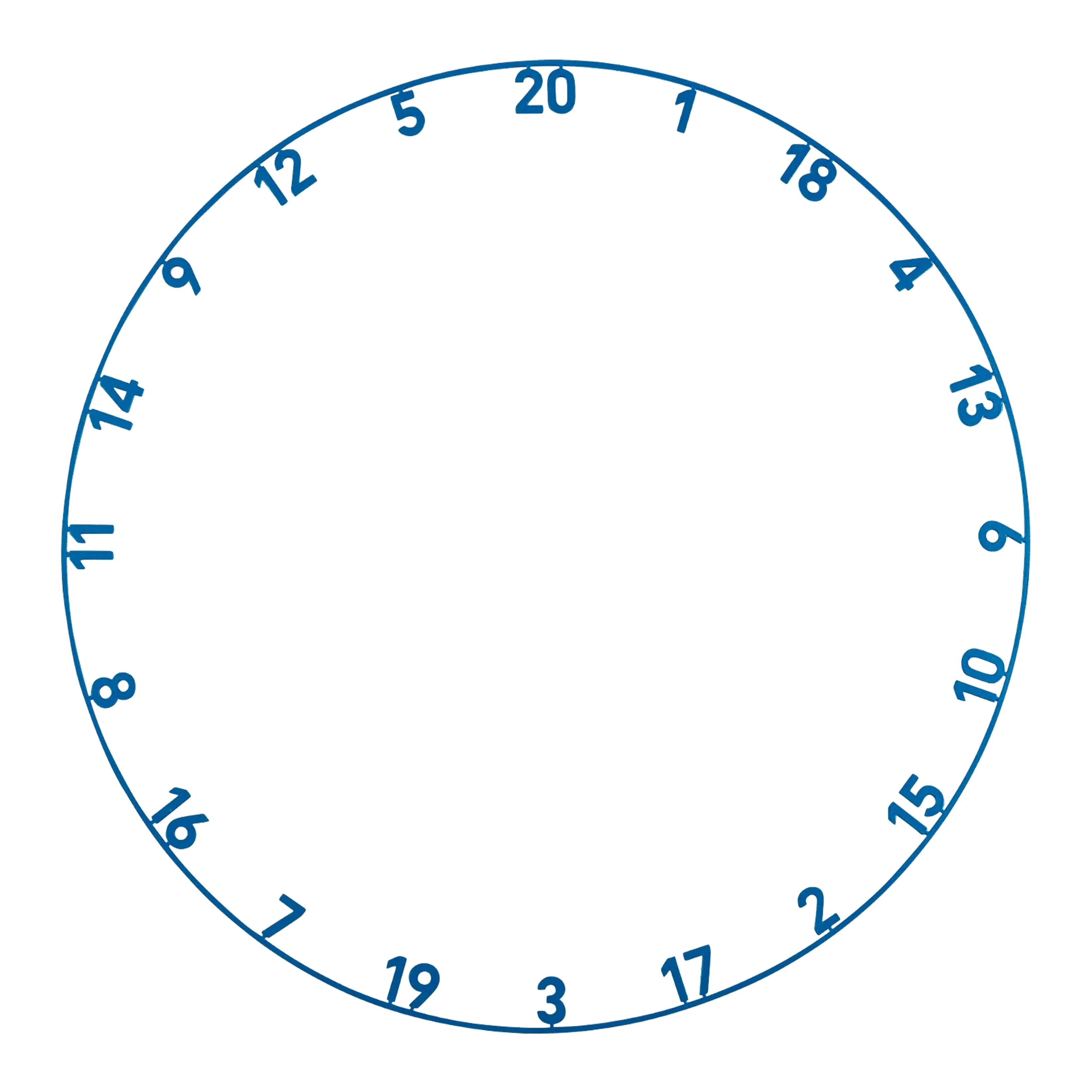 Precise 180 OnePiece Lasercut Number Ring Das Bild zeigt ONE1090_Precise180_OnePiece_Lasercut_Zahlenring_ArcticBlue_1. Die Abbildung dient zur Veranschaulichung dieses Produkts oder Dateinamens.