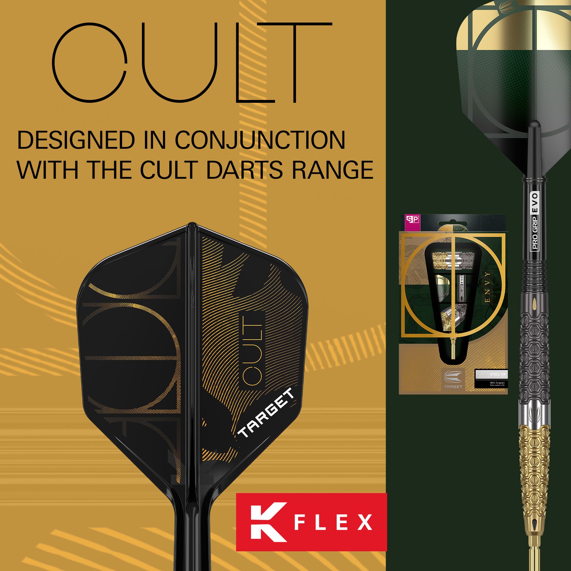 Target K-Flex Cult No2 Standard Flight Shaft System Gezeigt wird das Target K-Flex Cult No2 Standard Flight-Shaft-System. Es ist ein wichtiger Bestandteil für präzises Dartspielen.