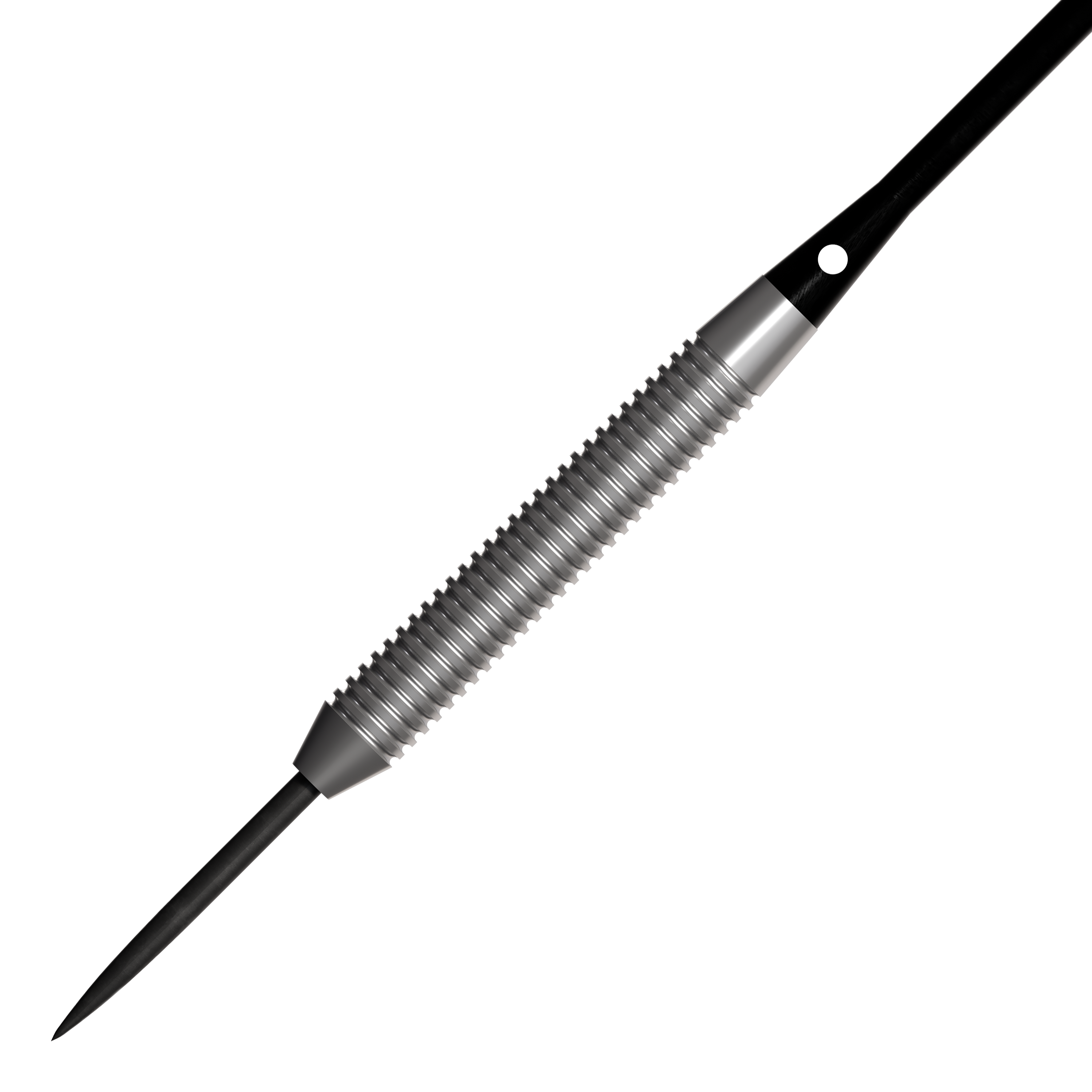 Bulls NL Lightning Orange Steel Darts Das Bild zeigt einen Bulls NL Lightning Orange Steeldart. Der Dart hat eine metallische, gerillte Oberfläche und eine scharfe Spitze.