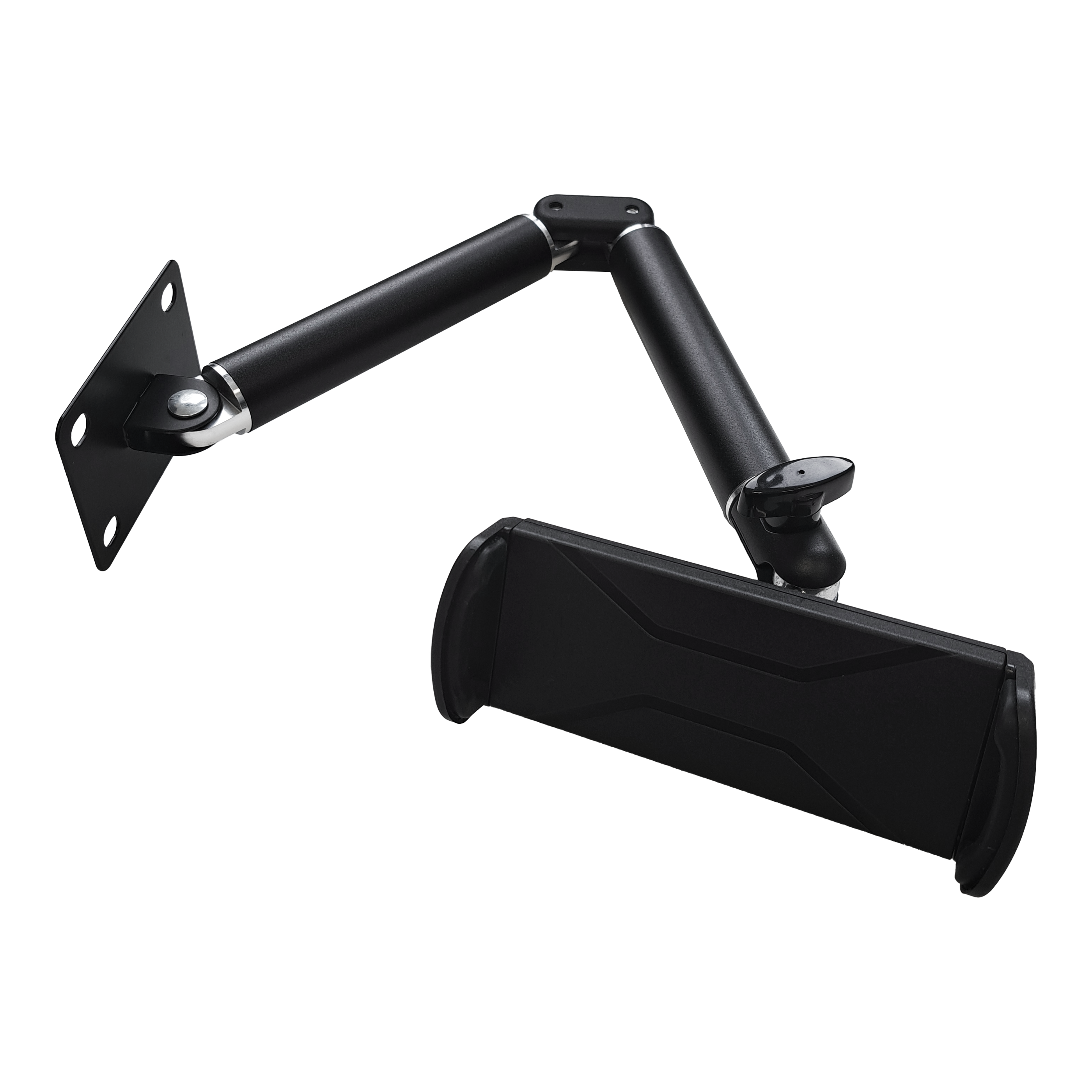 McDart TABFlex tablet wall mount with flexible arm Dies ist die McDart TABFlex Tablet Wandhalterung mit flexiblem Arm. Sie ermöglicht eine stabile Befestigung eines Tablets an der Wand und kann flexibel ausgerichtet werden.