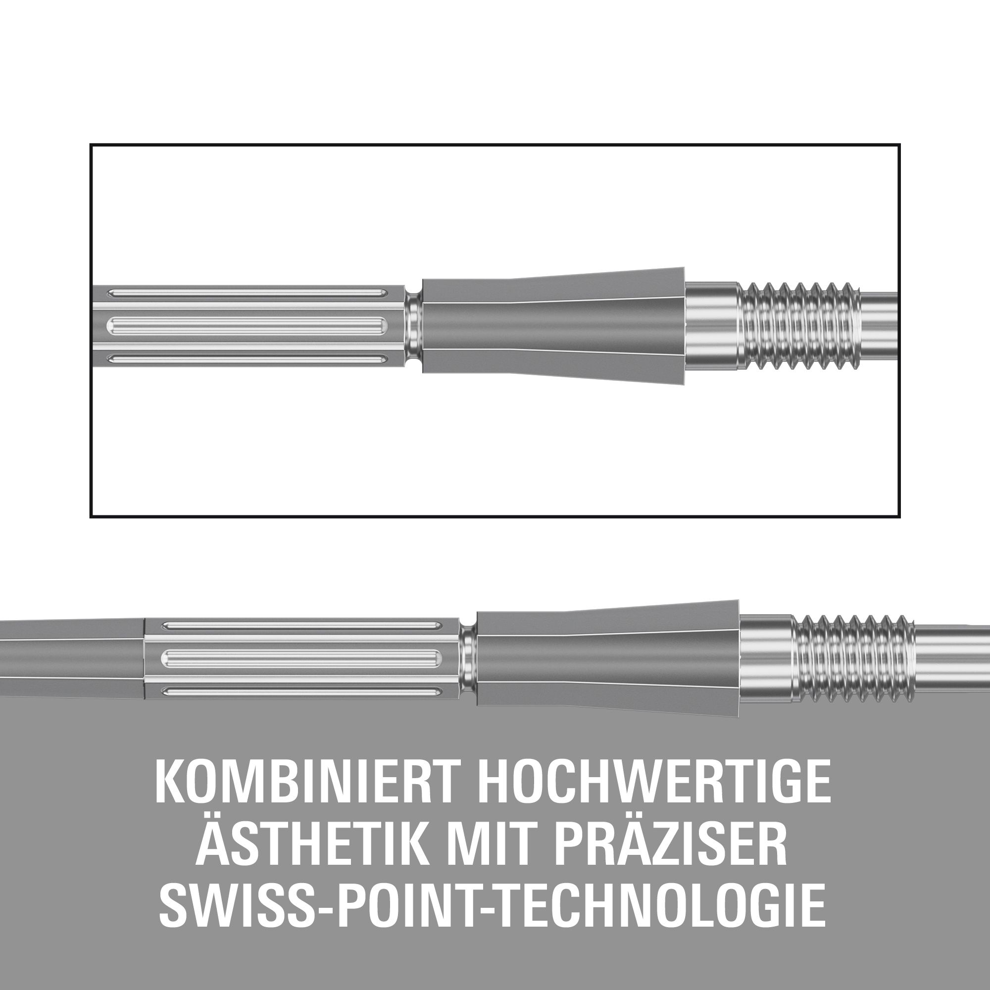 Target Elysian Archetype 43 Swiss Point Steel Dart Tips - Silver Target Elysian Archetype 43 Swiss Point Steeldartspitzen in Silber. Diese Dartspitzen sind für präzises Werfen entwickelt.