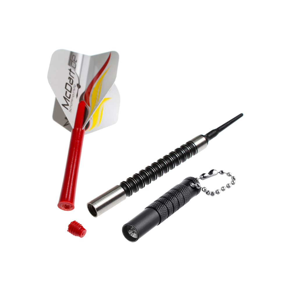 Bullet shaft residue remover Das Bild zeigt einen Bullet Shaftrest Entferner in Schwarz. Es handelt sich um ein Zubehörteil für Dartpfeile.
