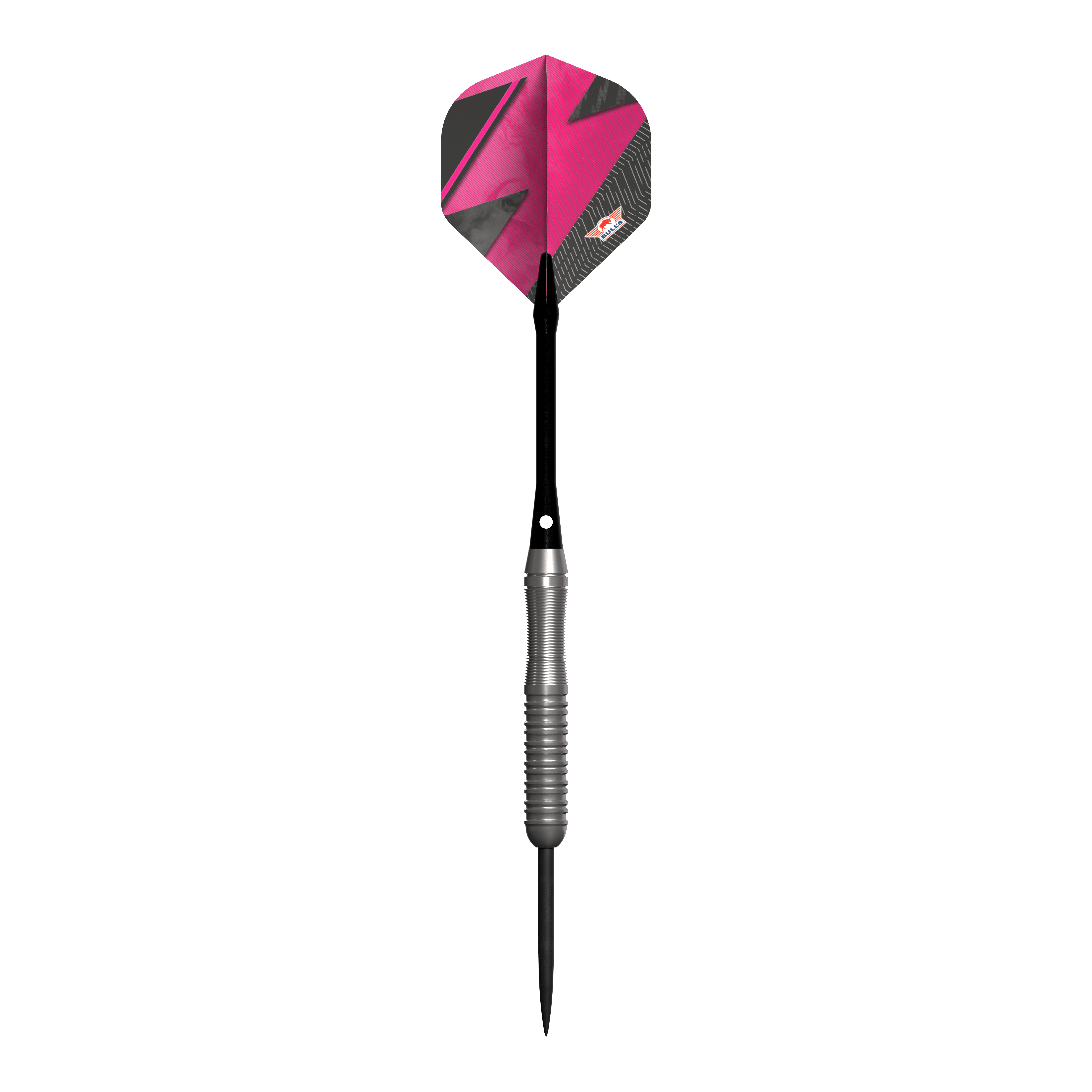 Bulls NL Lightning Pink steel darts Der Bulls NL Lightning Pink Steeldart hat eine auffällige pink-schwarze Flight. Der Schaft ist silberfarben und geriffelt für besseren Halt.