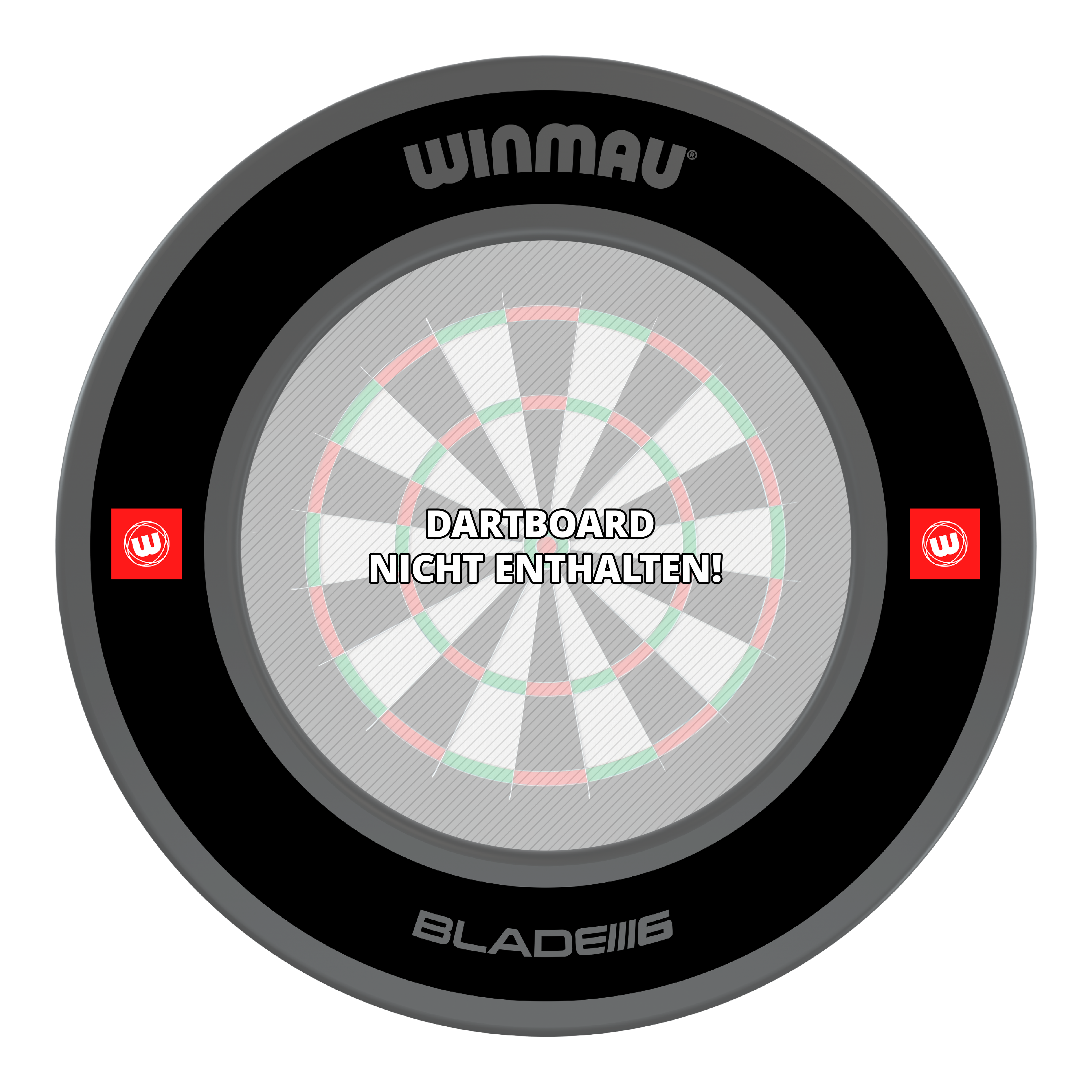 Winmau Pro-Line 1.0 Dartboard Surround - Schwarz