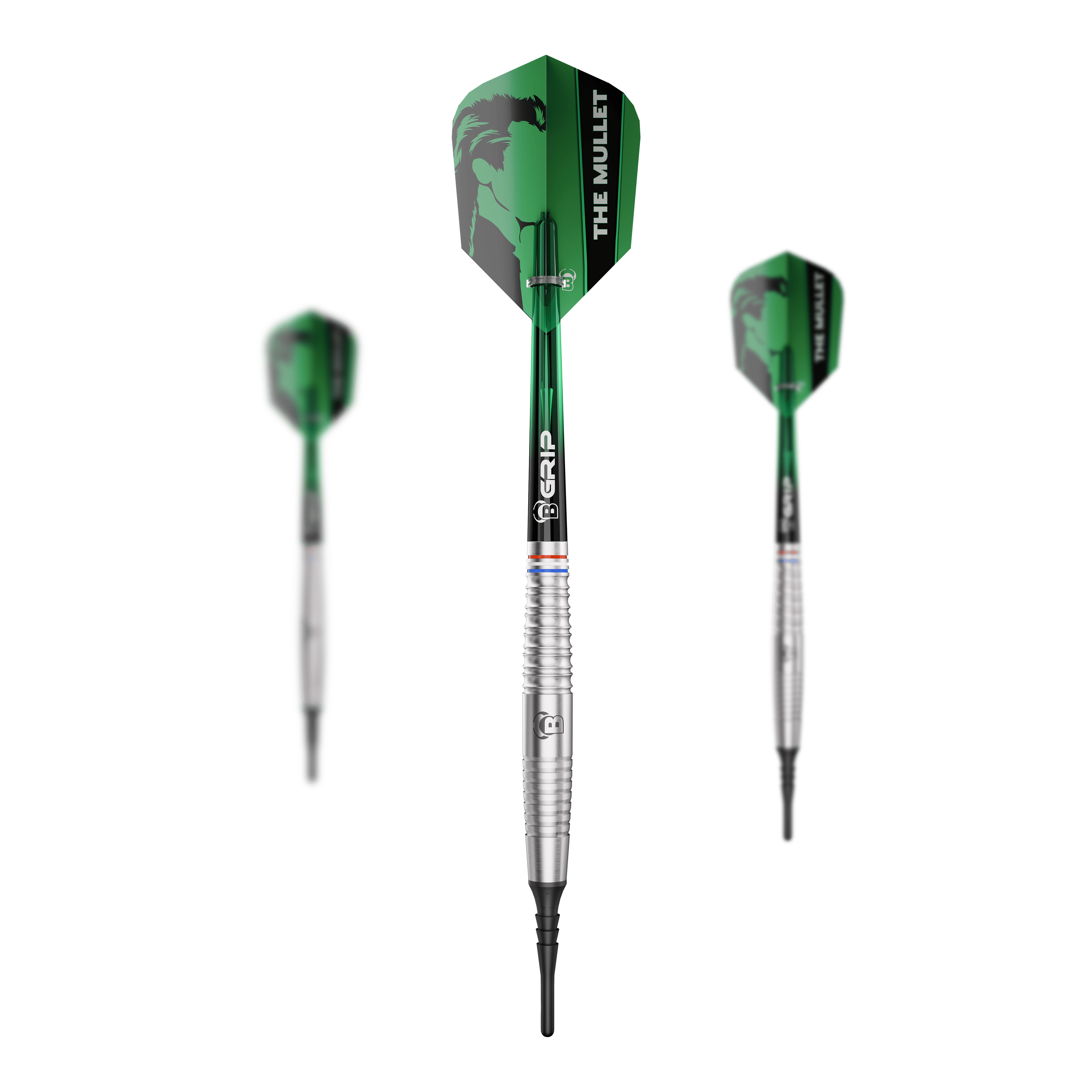 Bulls Danny Jansen soft darts - 20g Das Bild stellt ein Set der Bulls Danny Jansen Softdarts mit 20g dar. Ideal für Dartspieler, die leichte Softdarts bevorzugen.