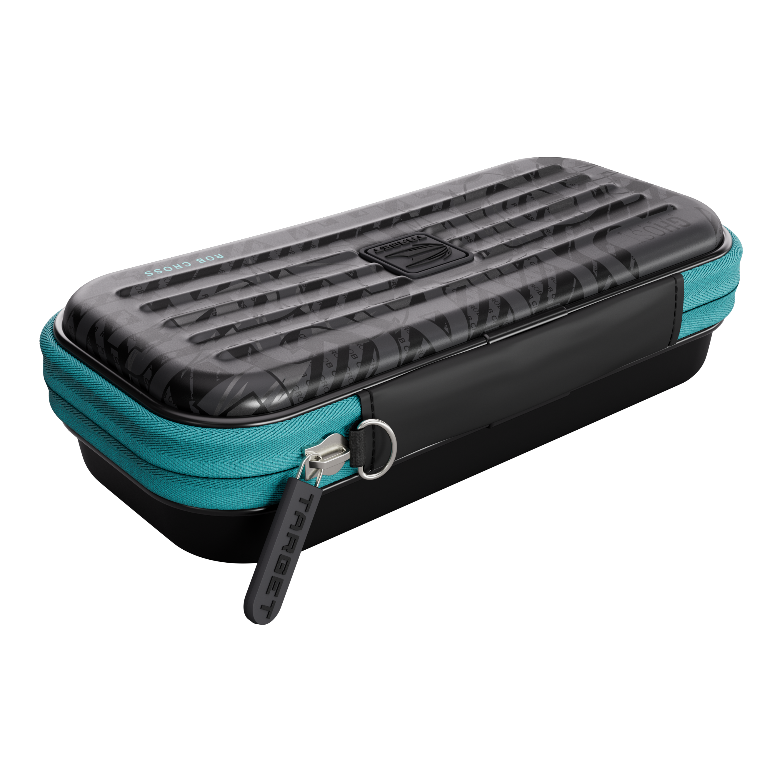 Takoma Ghost Series Rob Cross dart case Das Bild zeigt das Takoma Ghost Series Rob Cross Dartcase. Dies ist ein spezielles Dart-Etui für Rob Cross Fans.