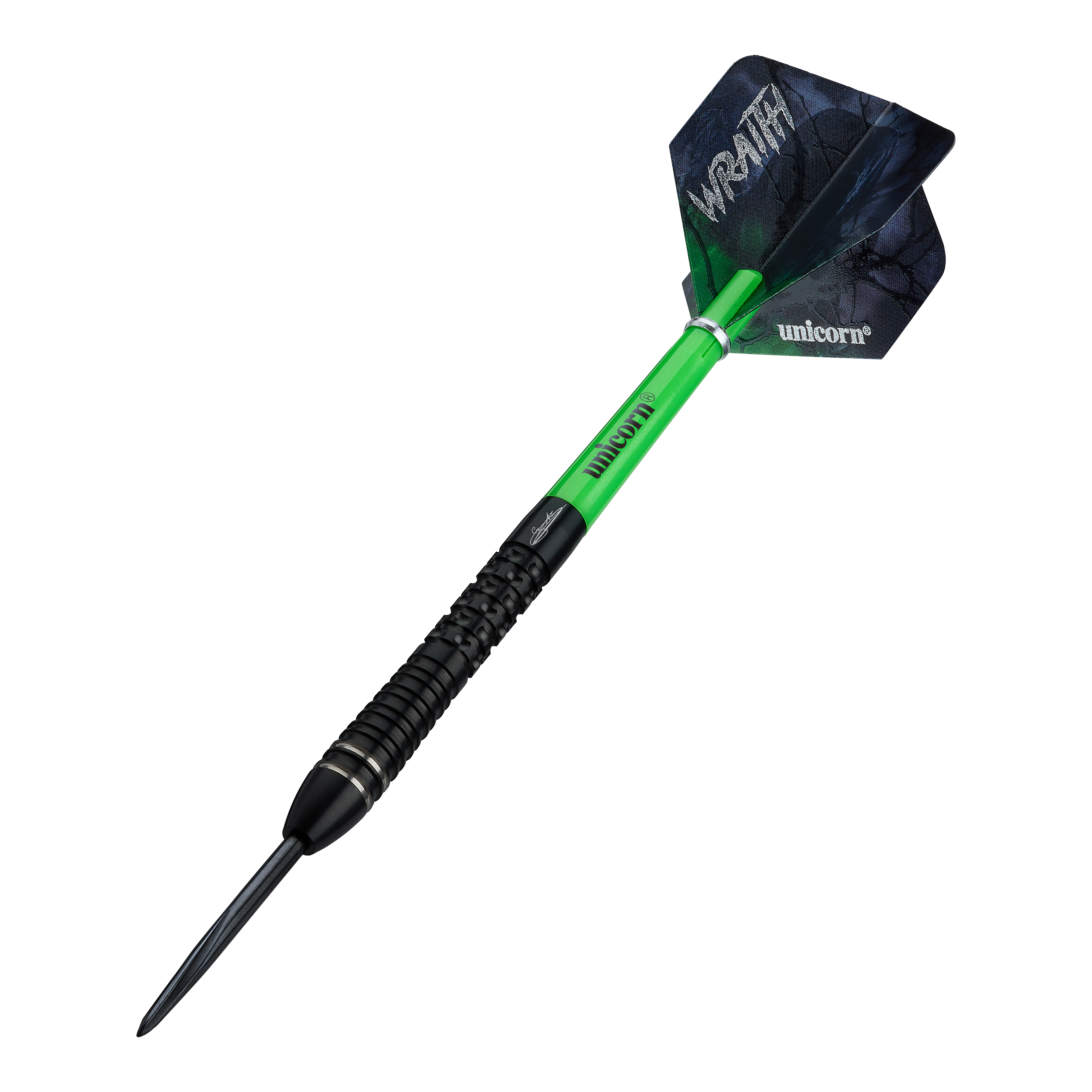 Unicorn Wraith Gary Anderson Phase 6 Steel Darts Zu sehen sind die Unicorn Wraith Gary Anderson Phase 6 Steeldarts. Diese Steeldarts bieten hohe Qualität und ein modernes Design.