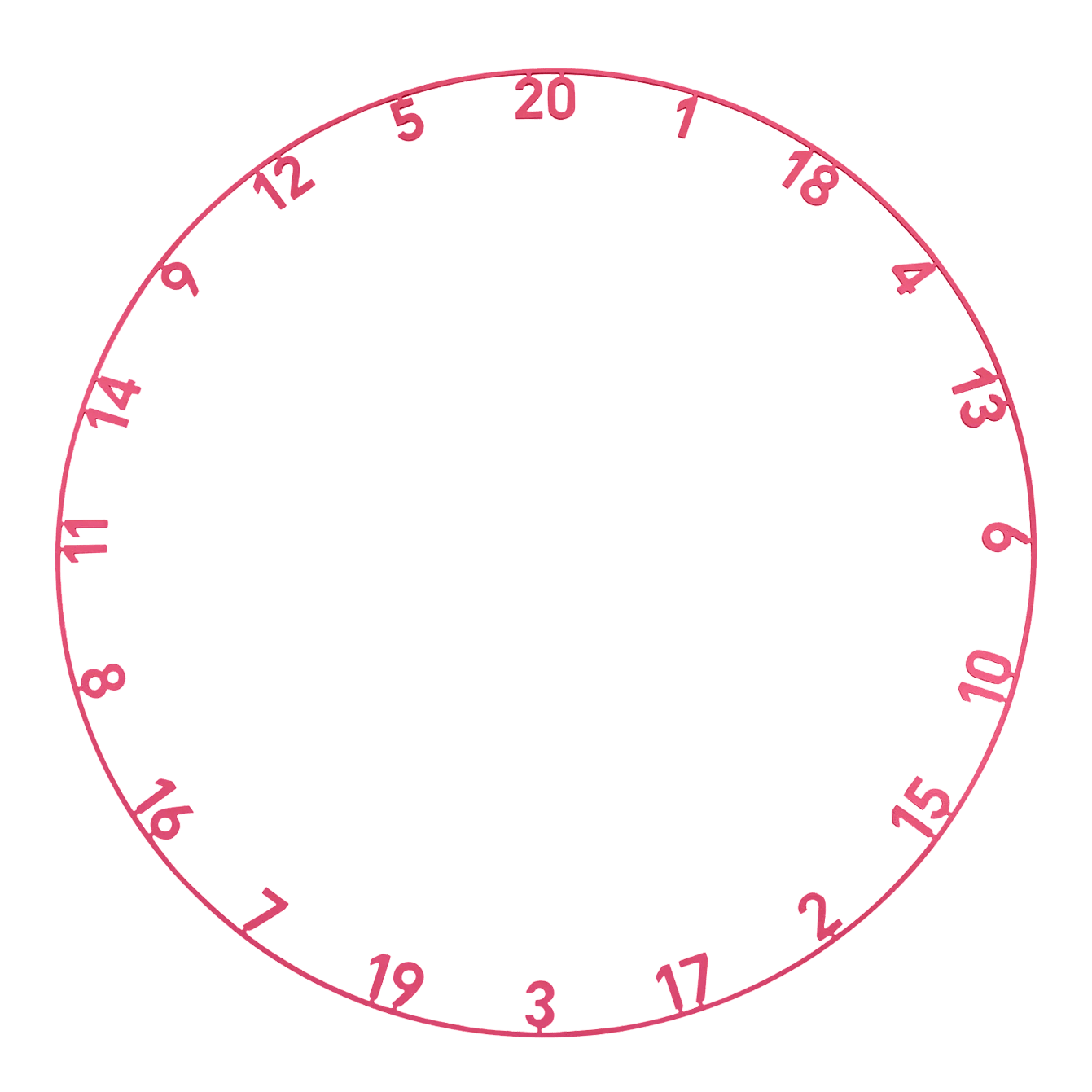 Precise 180 Endorphine Steel Dartboard with Numbered Ring - Cyber Pink Abgebildet ist das Precise 180 Endorphine Steeldartboard mit Nummernring in Cyber Pink. Das Dartboard eignet sich ideal für Profi- und Freizeitspieler.